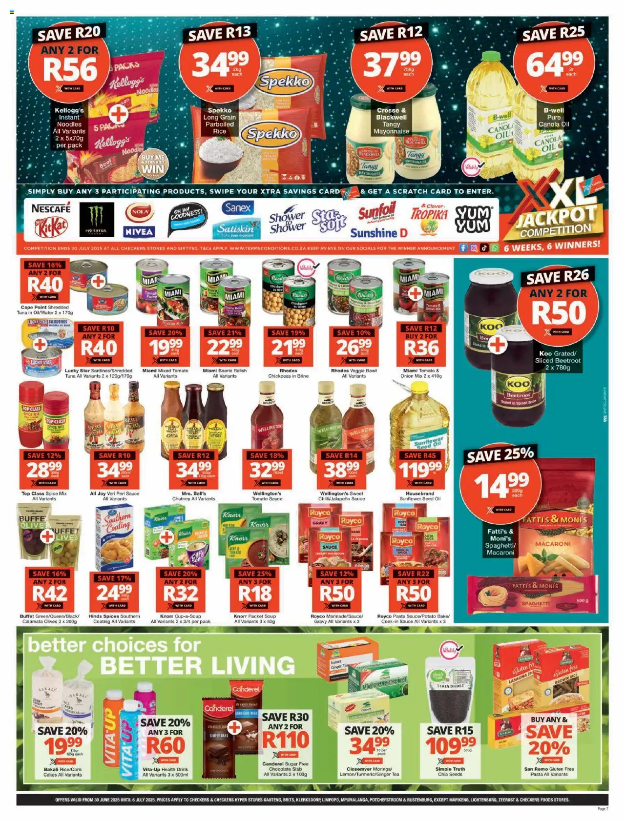 Checkers Gauteng - XXL Savings Week 4 Deals 30/06 - 06/07/2025 >> Catalogue - page 7