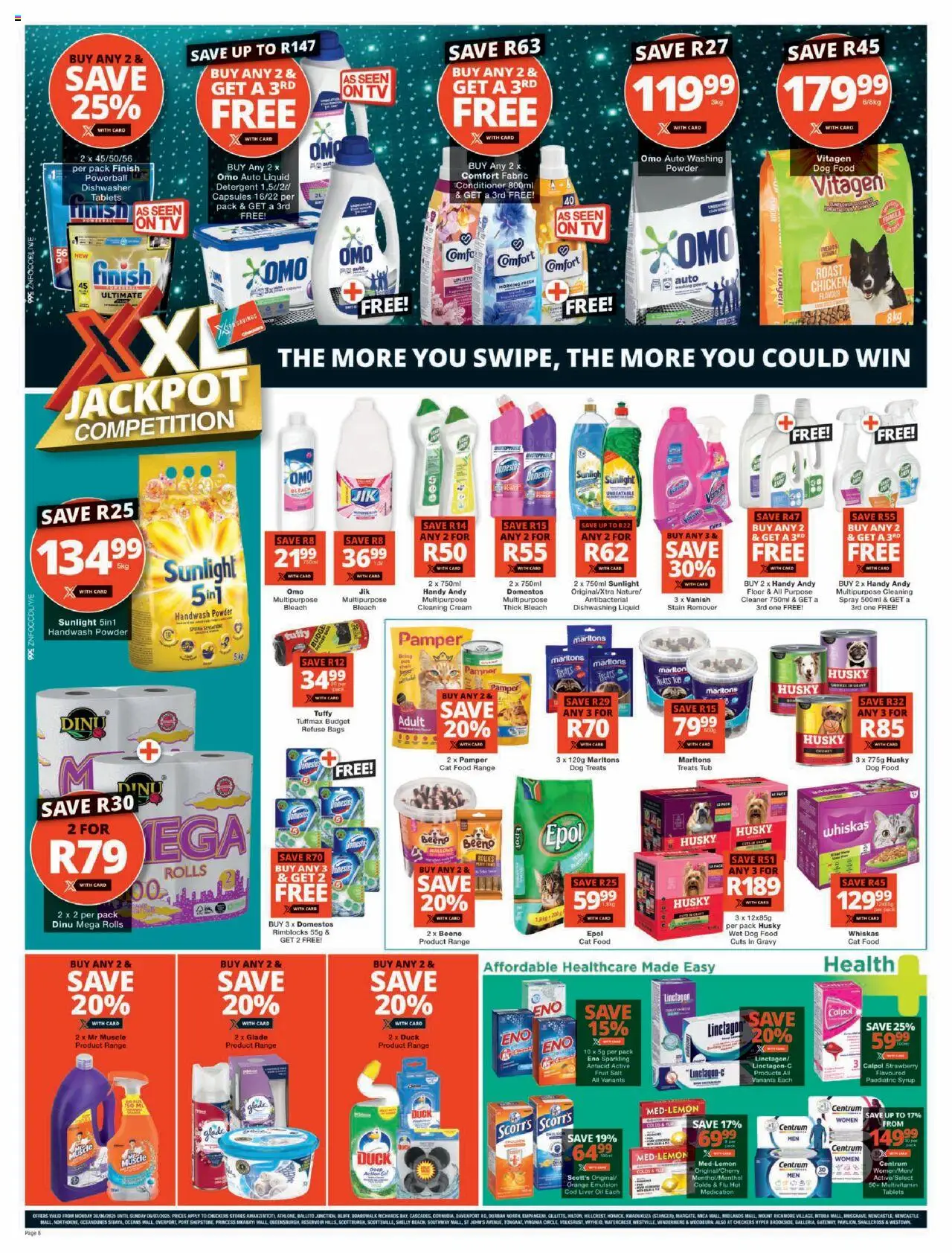 Checkers KwaZulu-Natal - XXL Savings Week 4 Deals 30/06 - 06/07/2025 >> Catalogue - page 8