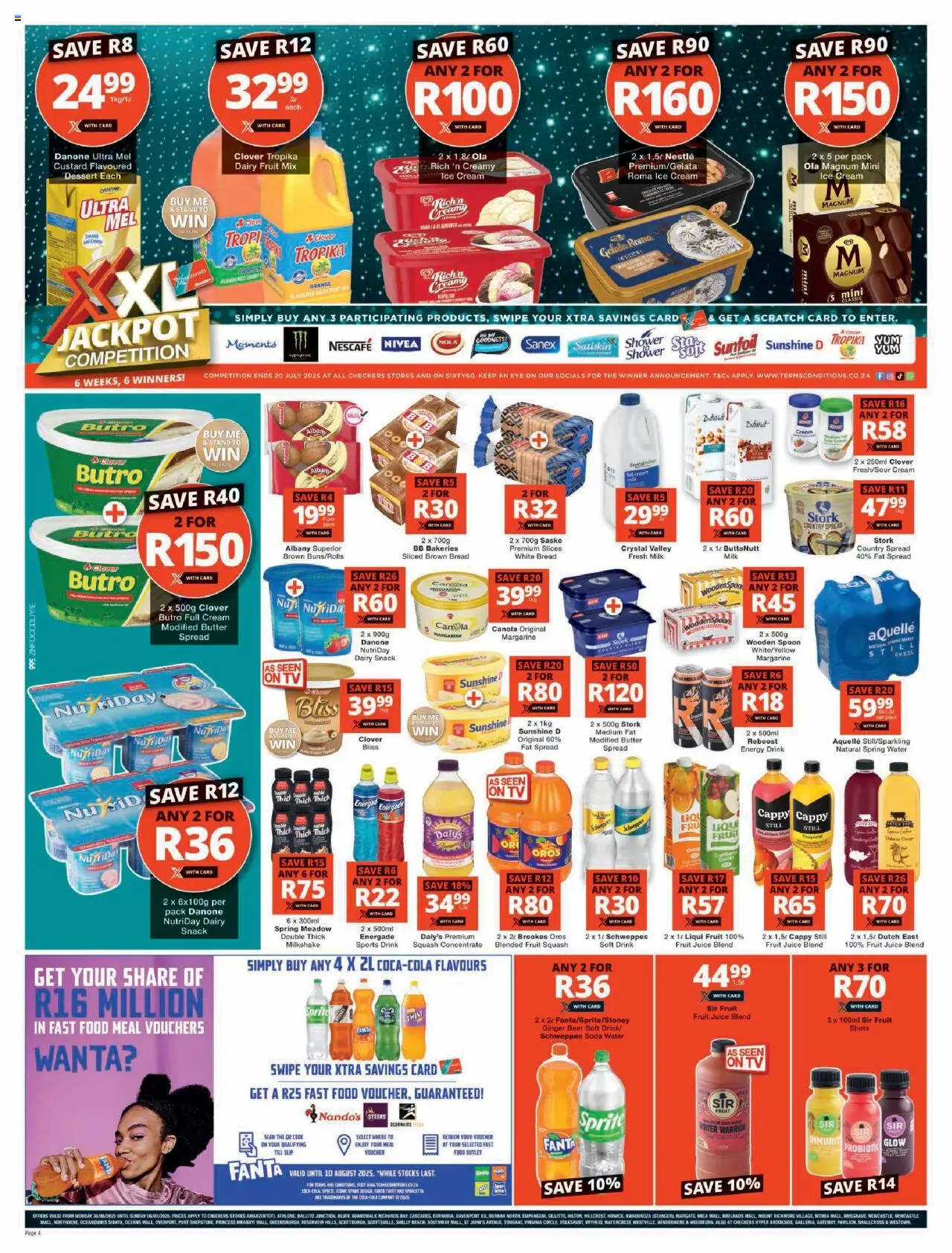 Checkers KwaZulu-Natal - XXL Savings Week 4 Deals 30/06 - 06/07/2025 >> Catalogue - page 4
