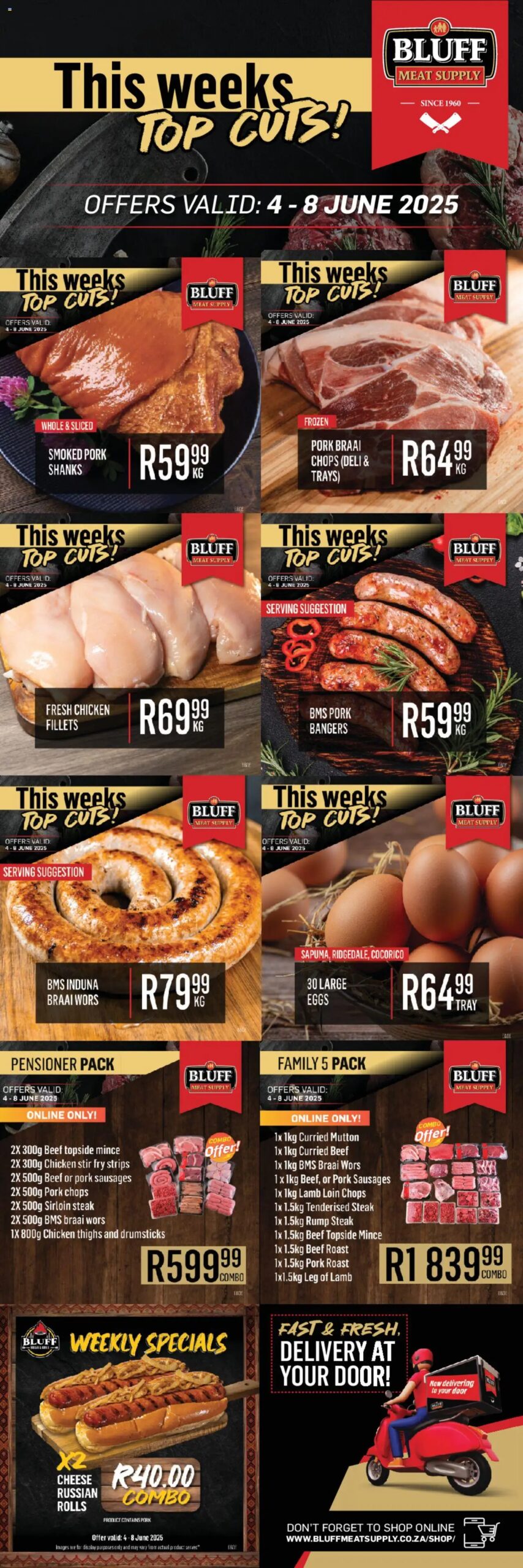 Bluff Meat Supply This week's top cuts! from 03/06 - 08/06/2025