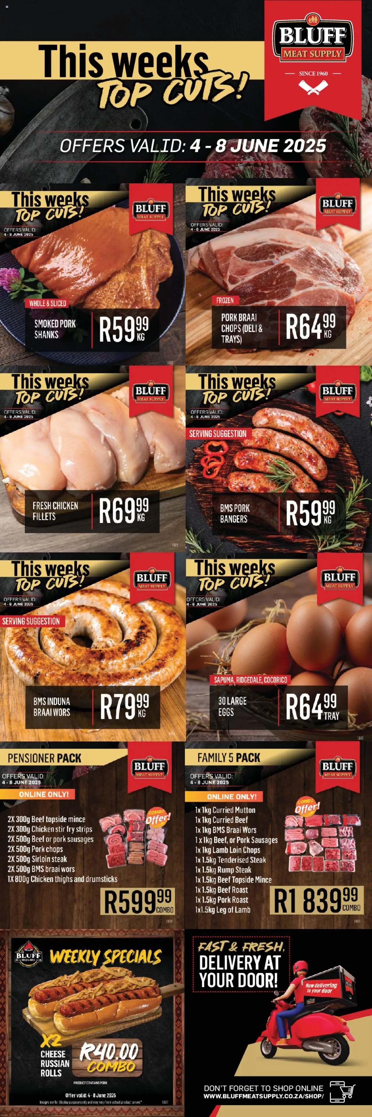 Bluff Meat Supply This week's top cuts! from 03/06 - 08/06/2025 > Promotions