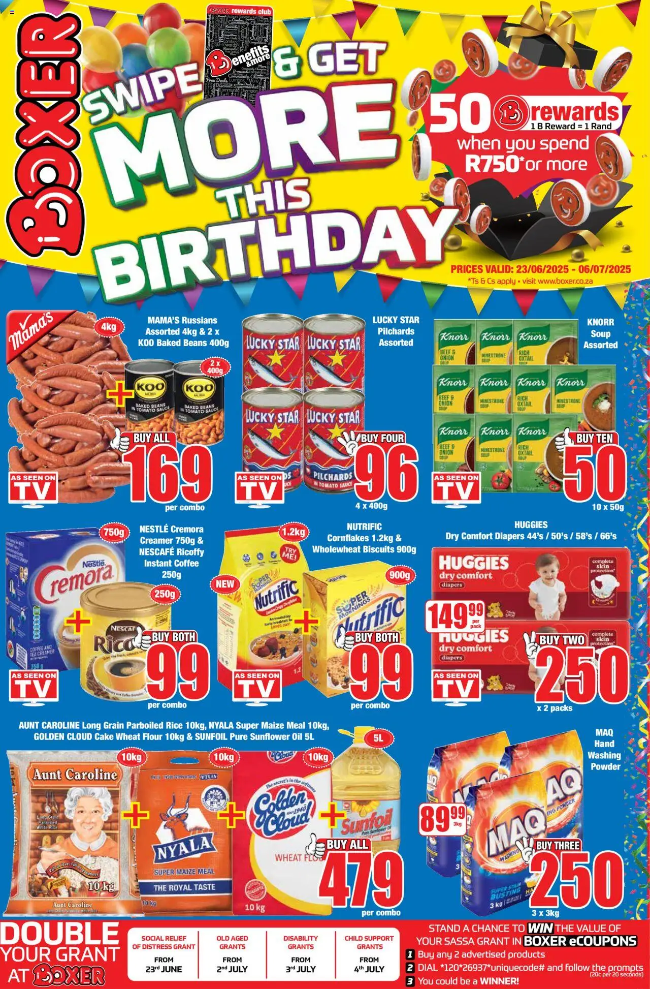 Boxer Specials from 23/06 - 06/07/2025 > Promotions