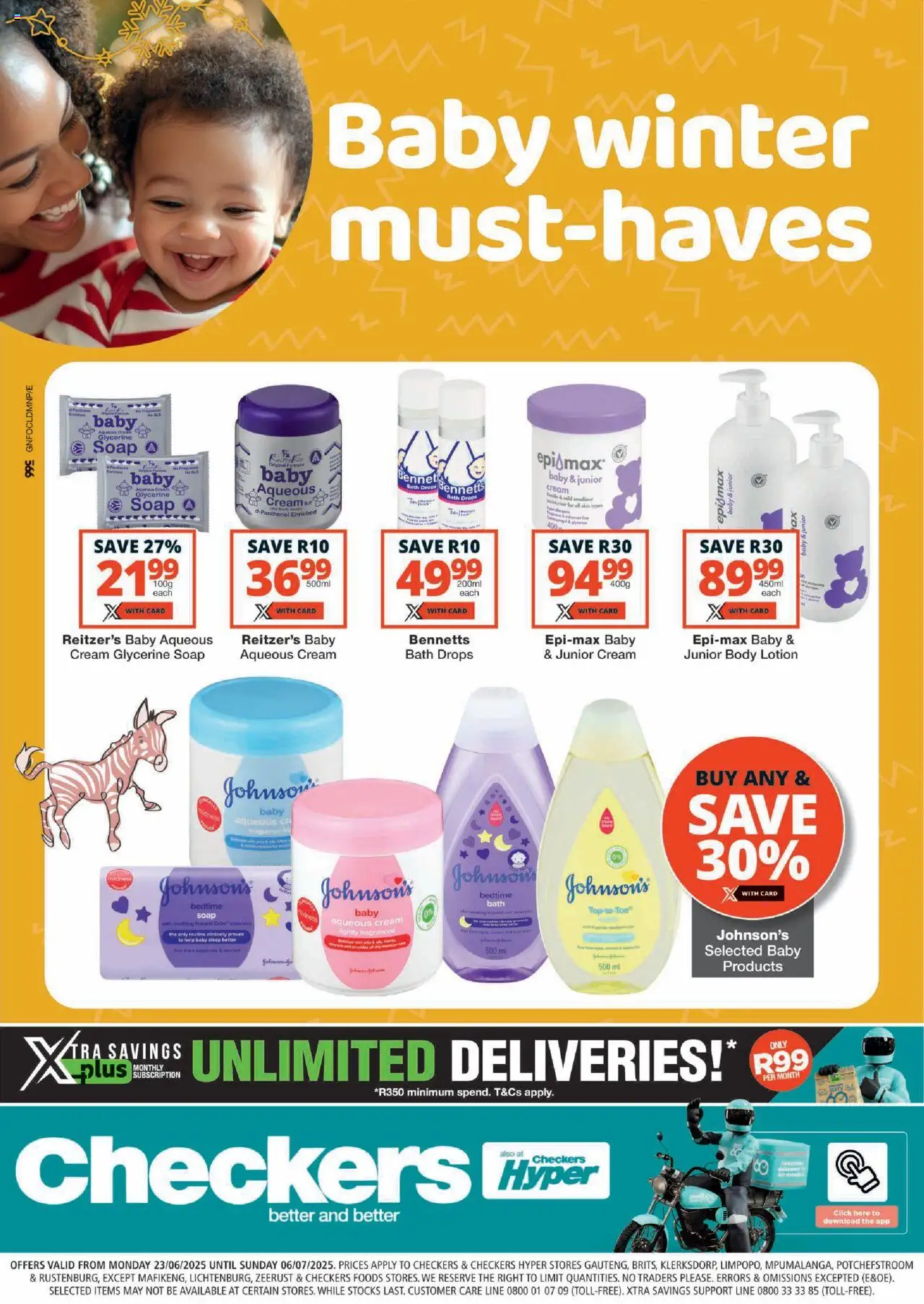 Checkers Gauteng - Baby Promotion 23/06 - 06/07/2025 >> Catalogue