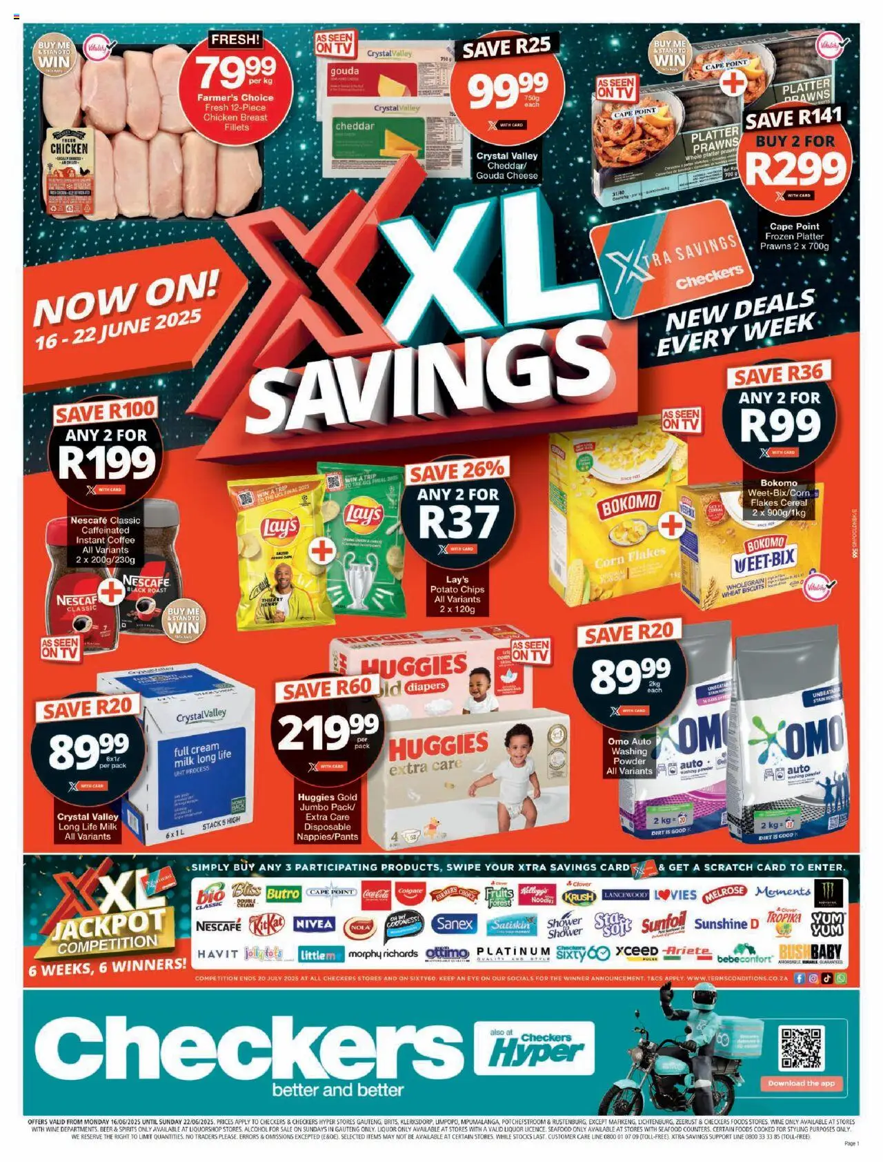 Checkers Gauteng - XXL Savings Week 2 Deals 16/06 - 22/06/2025