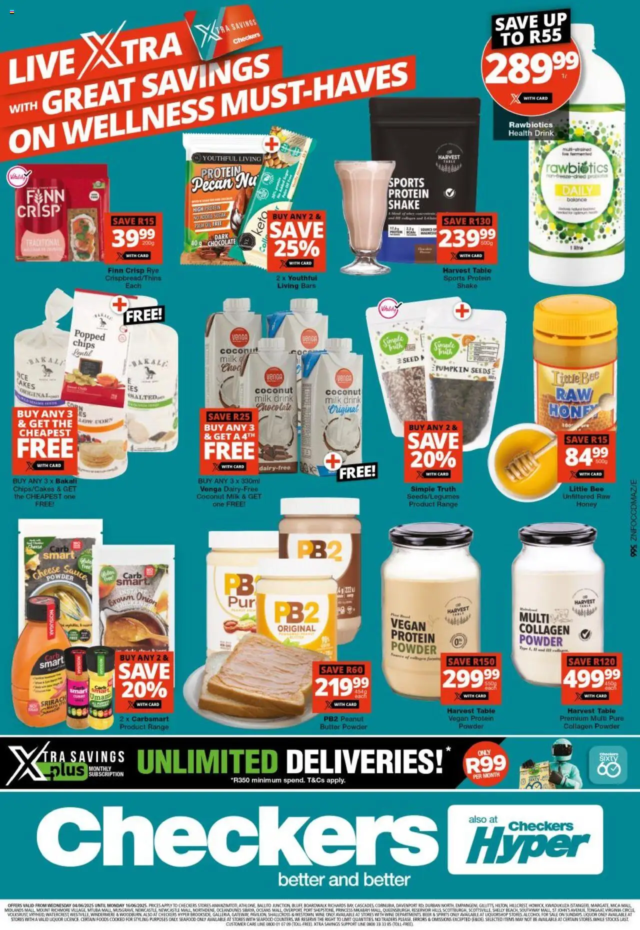 Checkers KwaZulu-Natal - Wellness Promotion 04/06 - 16/06/2025 >> Catalogue