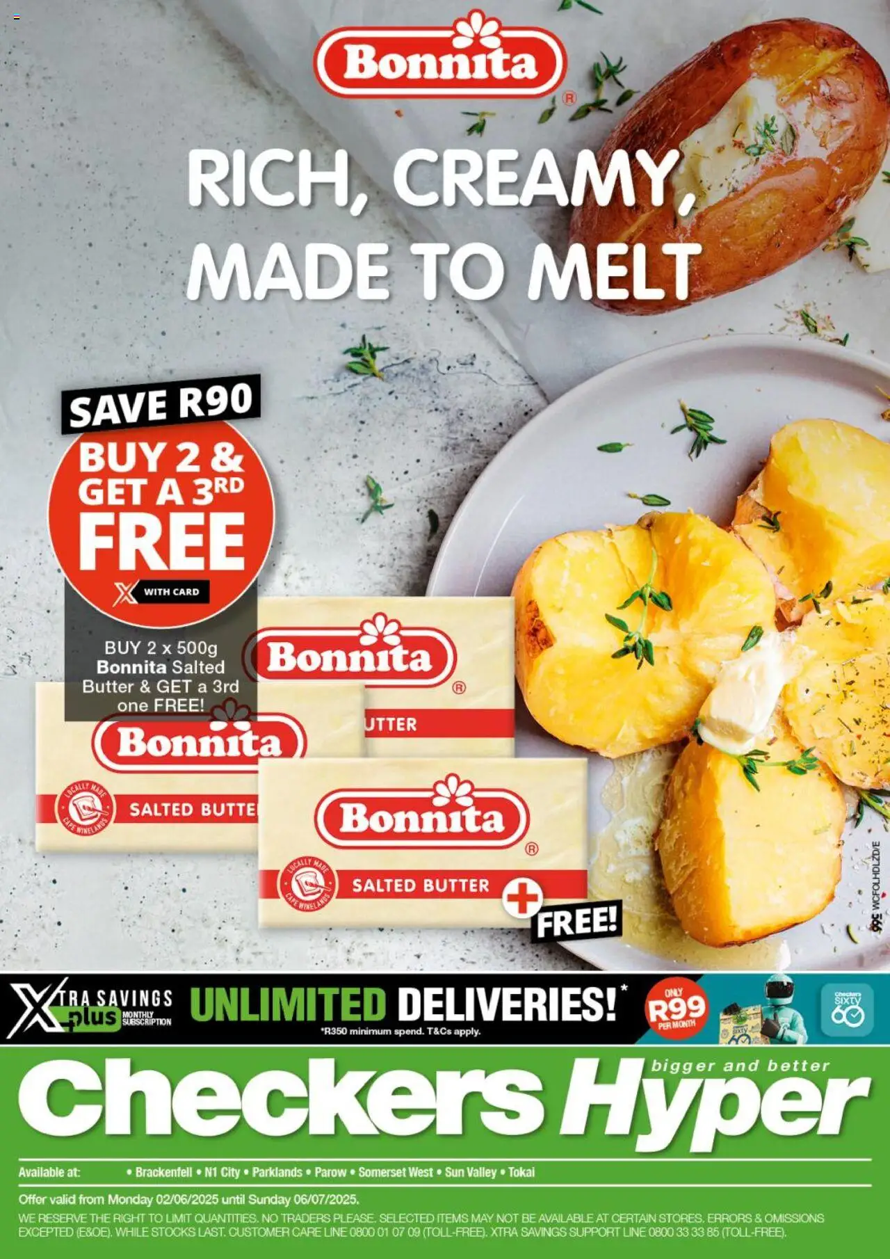 Checkers Western Cape - Bonnita Promotion 02/06 - 06/06/2025 >> Catalogue