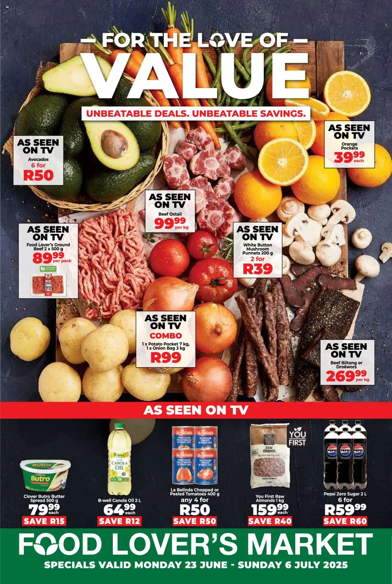 Food Lover's Market Eastern Cape - For The Love of Value from 23/06 - 06/07/2025 > Promotions