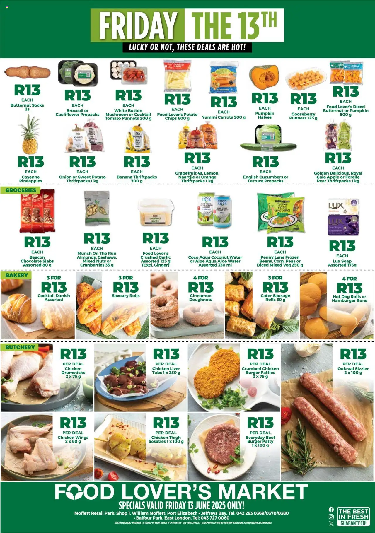 Food Lover's Market Eastern Cape - One Day Specials from 13/06 - 13/06/2025