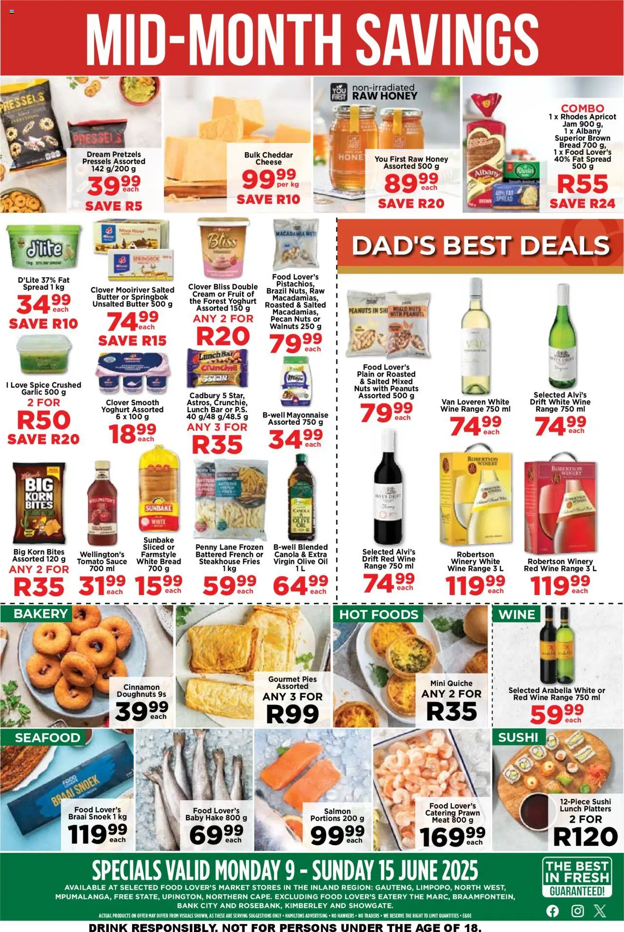 Food Lover's Market Inland Provinces - Weekly Specials from 09/06 - 15/06/2025