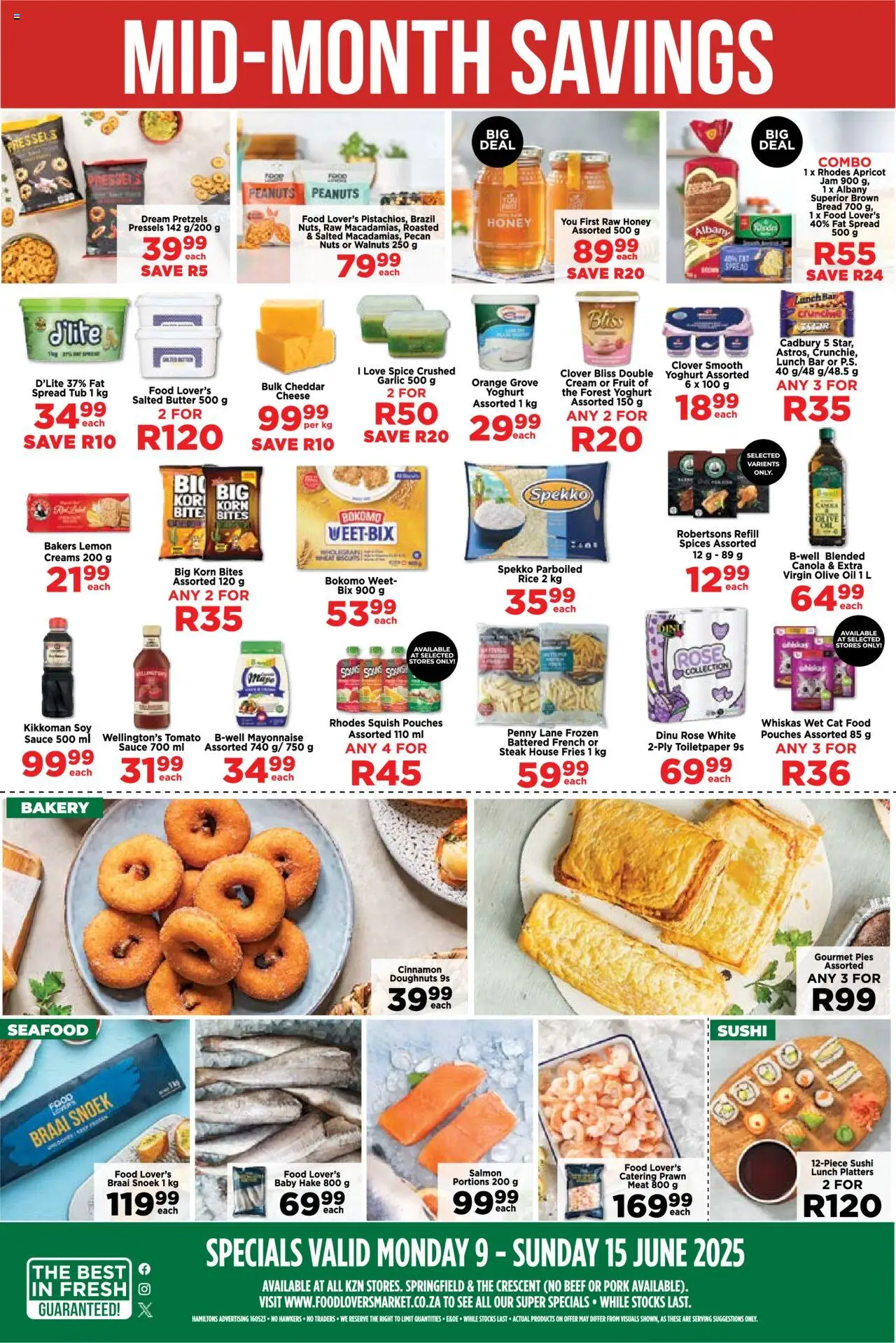 Food Lover's Market KwaZulu-Natal - Weekly Specials from 09/06 - 15/06/2025