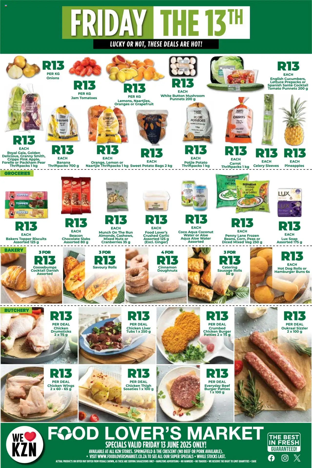 Food Lover's Market KwaZulu-Natal – One Day Specials from 13/06 - 13/06/2025