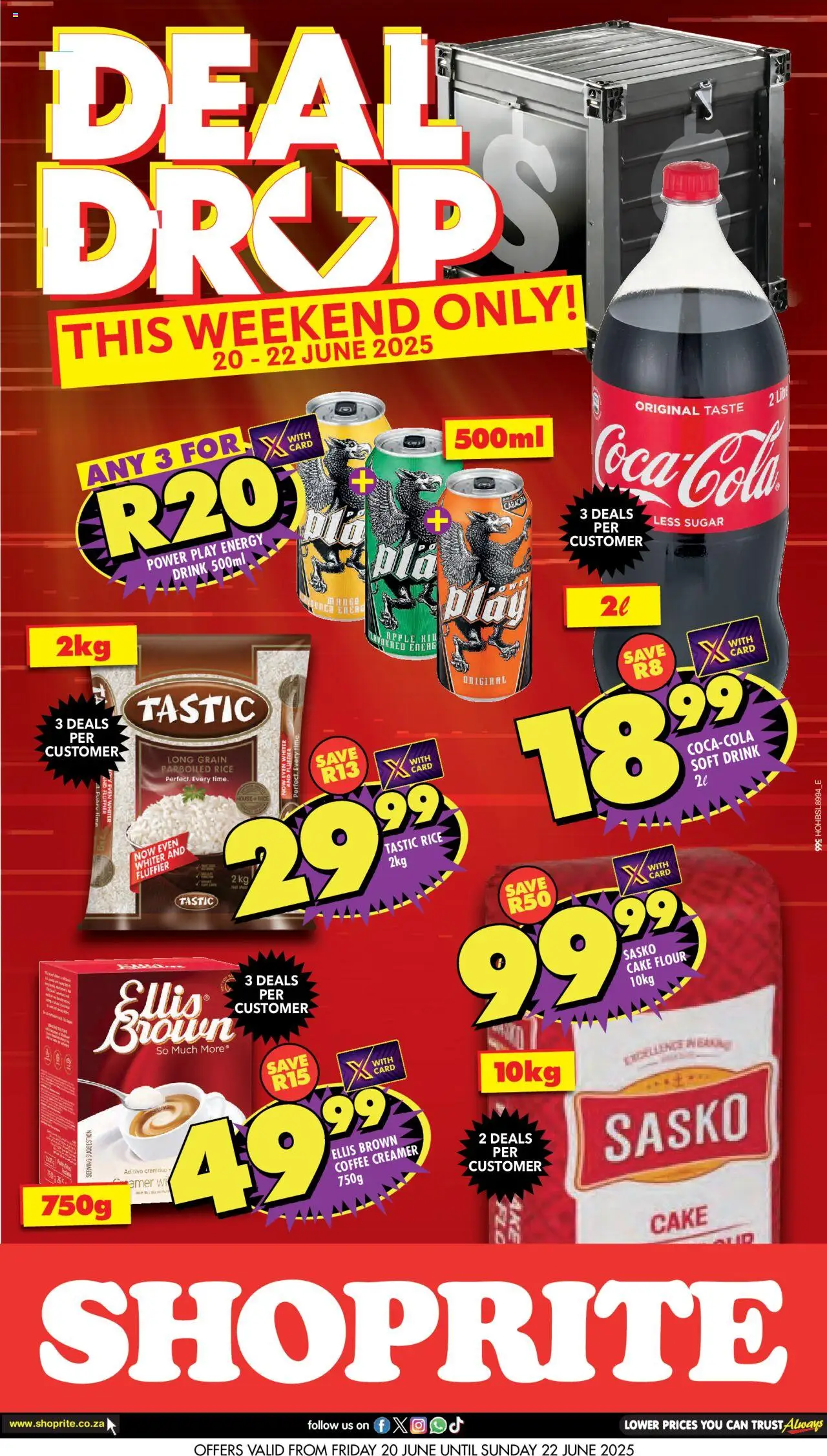 Shoprite Deal Drop 20/06 - 22/06/2025