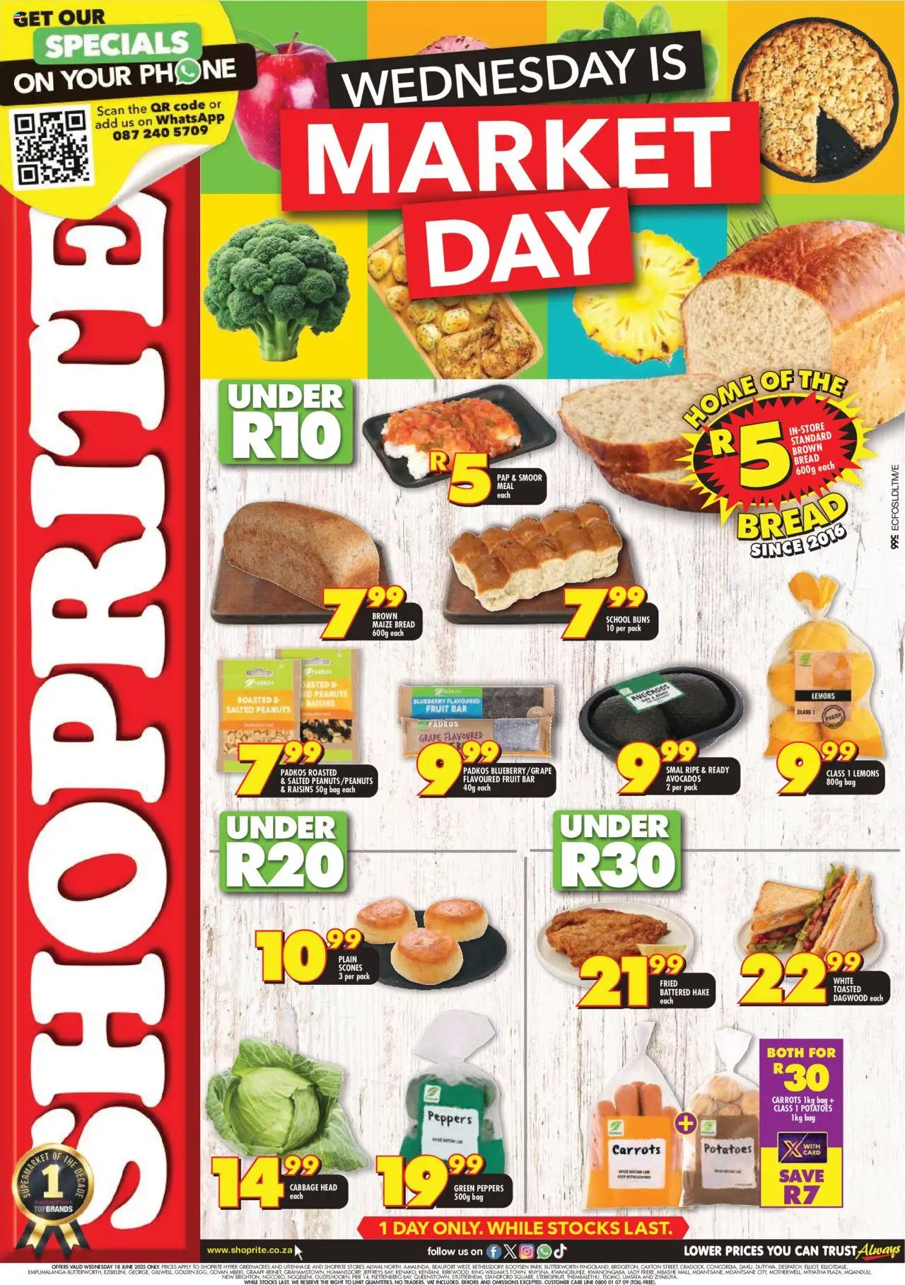 Shoprite Eastern Cape - Market Day Deals 18/06 - 18/06/2025