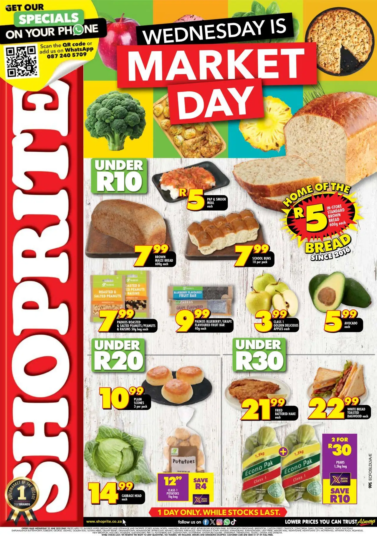 Shoprite Eastern Cape - Market Day Deals 25/06 - 25/06/2025 >> Catalogue