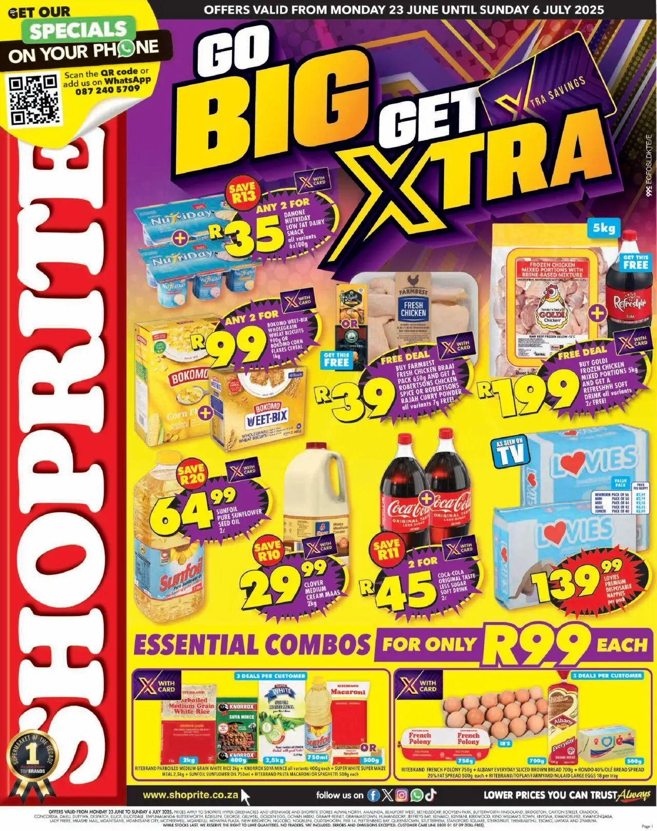 Shoprite Eastern Cape - Xtra Savings 23/06 - 06/07/2025 >> Catalogue
