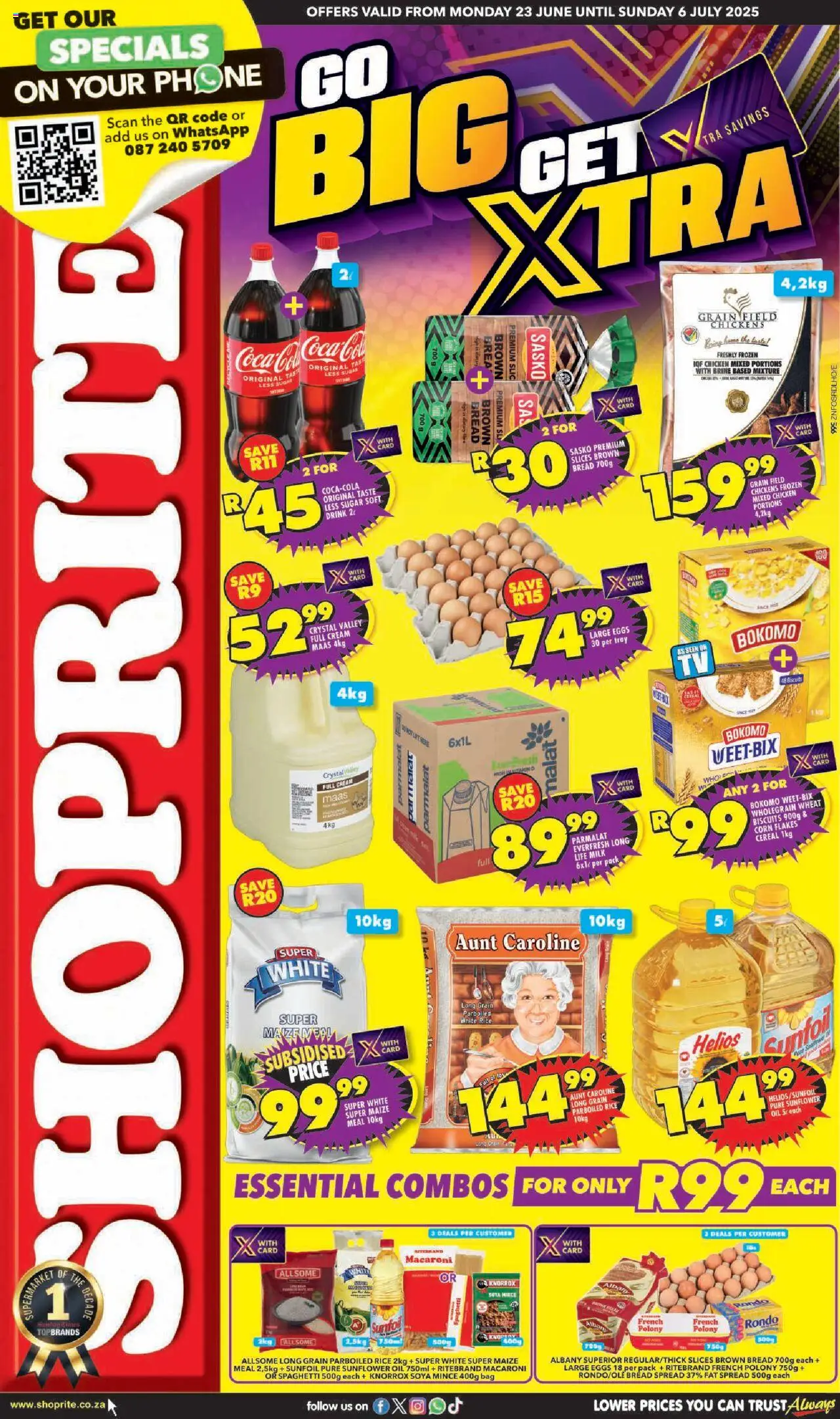 Shoprite Specials 23/06 - 06/07/2025 >> Catalogue