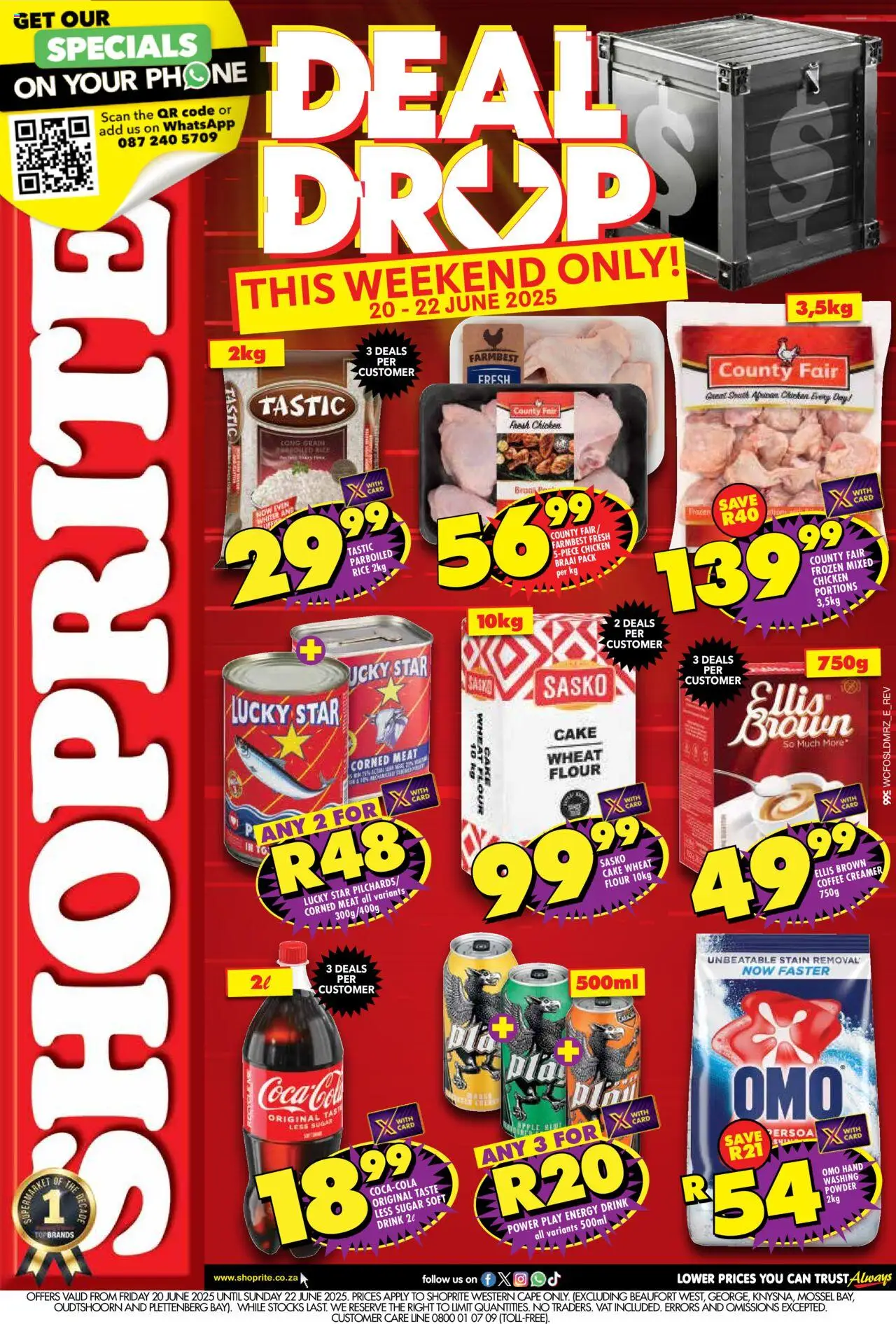 Shoprite Western Cape - Deal Drop 20/06 - 22/06/2025