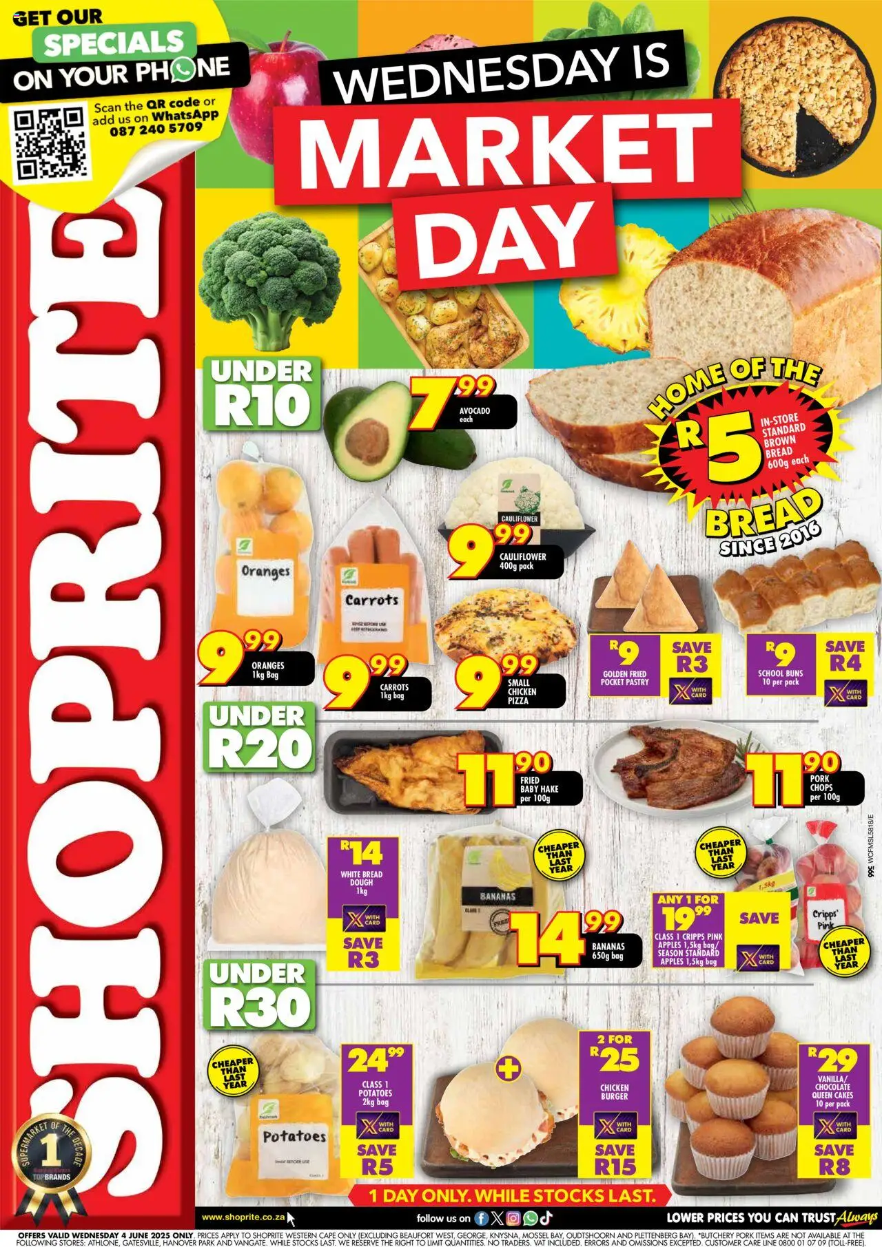 Shoprite Western Cape - Market Day Deals 04/06 - 04/06/2025 >> Catalogue