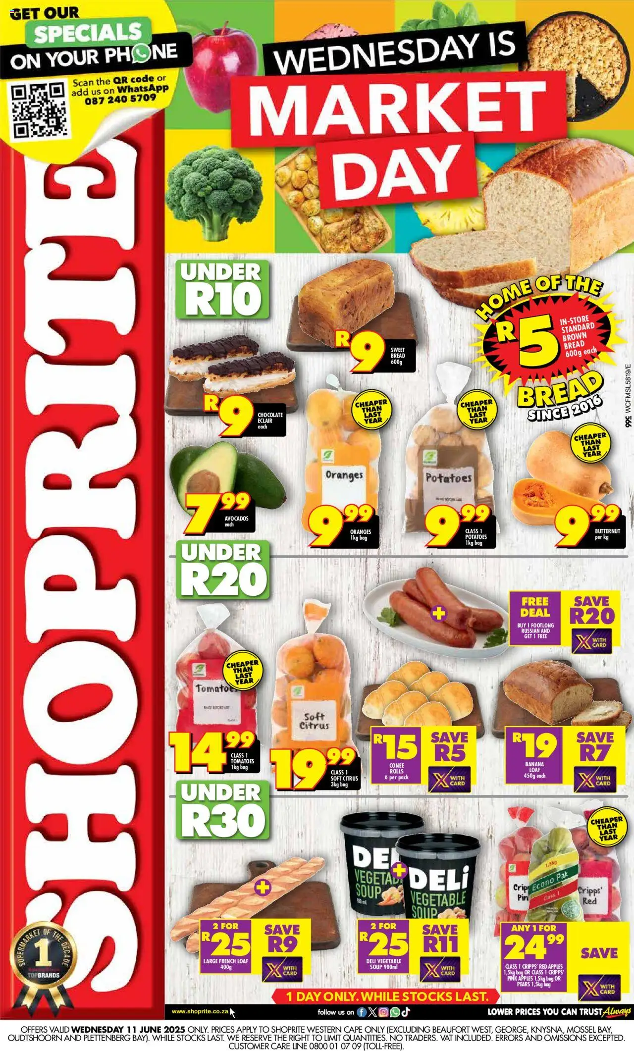 Shoprite Western Cape - Market Day Deals 11/06 - 11/06/2025