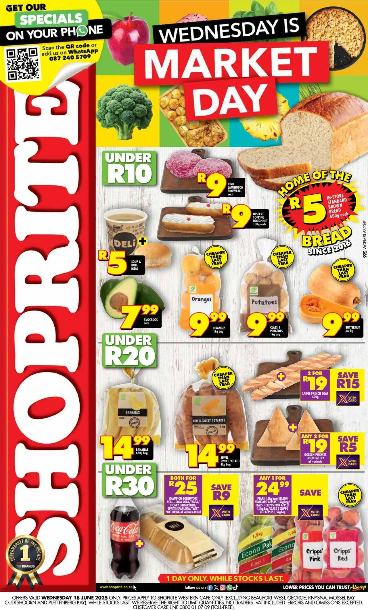 Shoprite Western Cape - Market Day Deals 18/06 - 18/06/2025