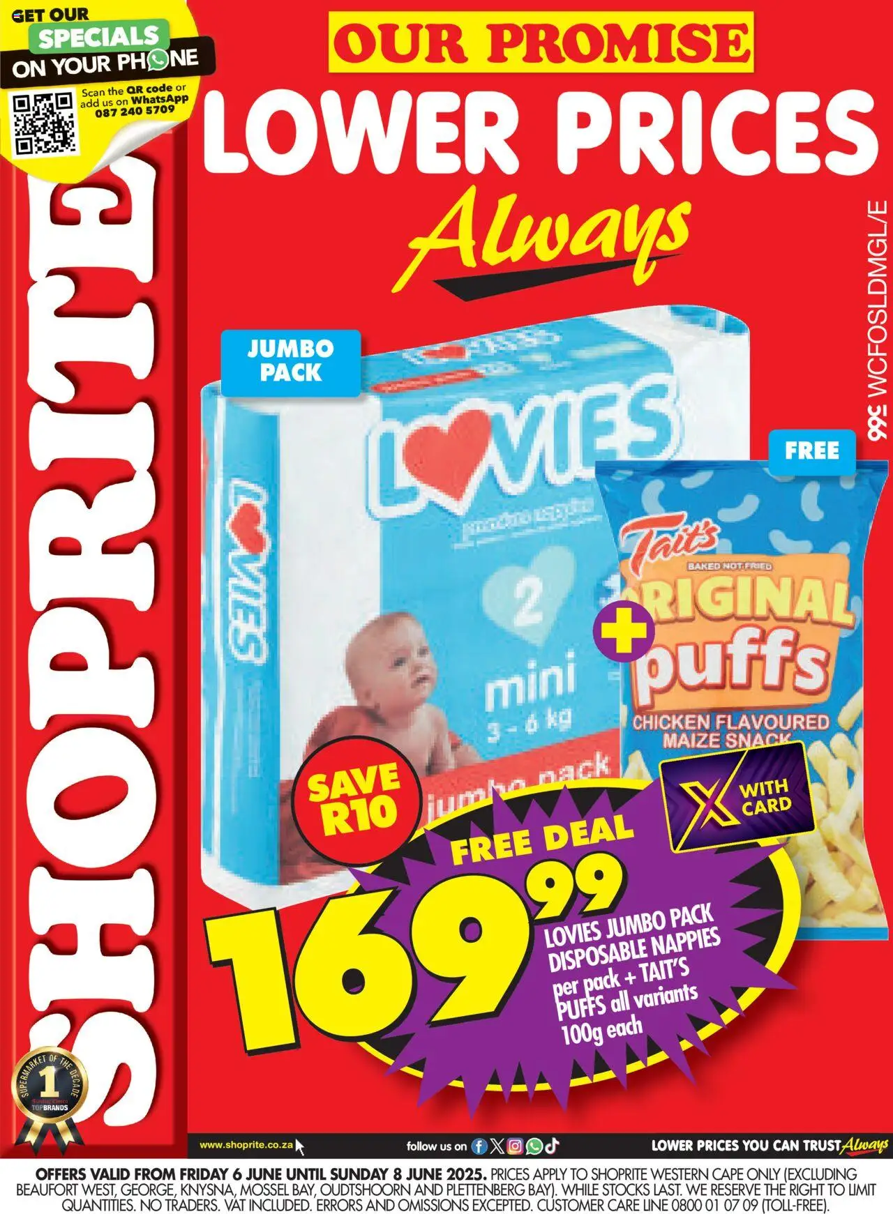 Shoprite Western Cape - Our Promise Lovies 06/06 - 08/06/2025 >> Catalogue