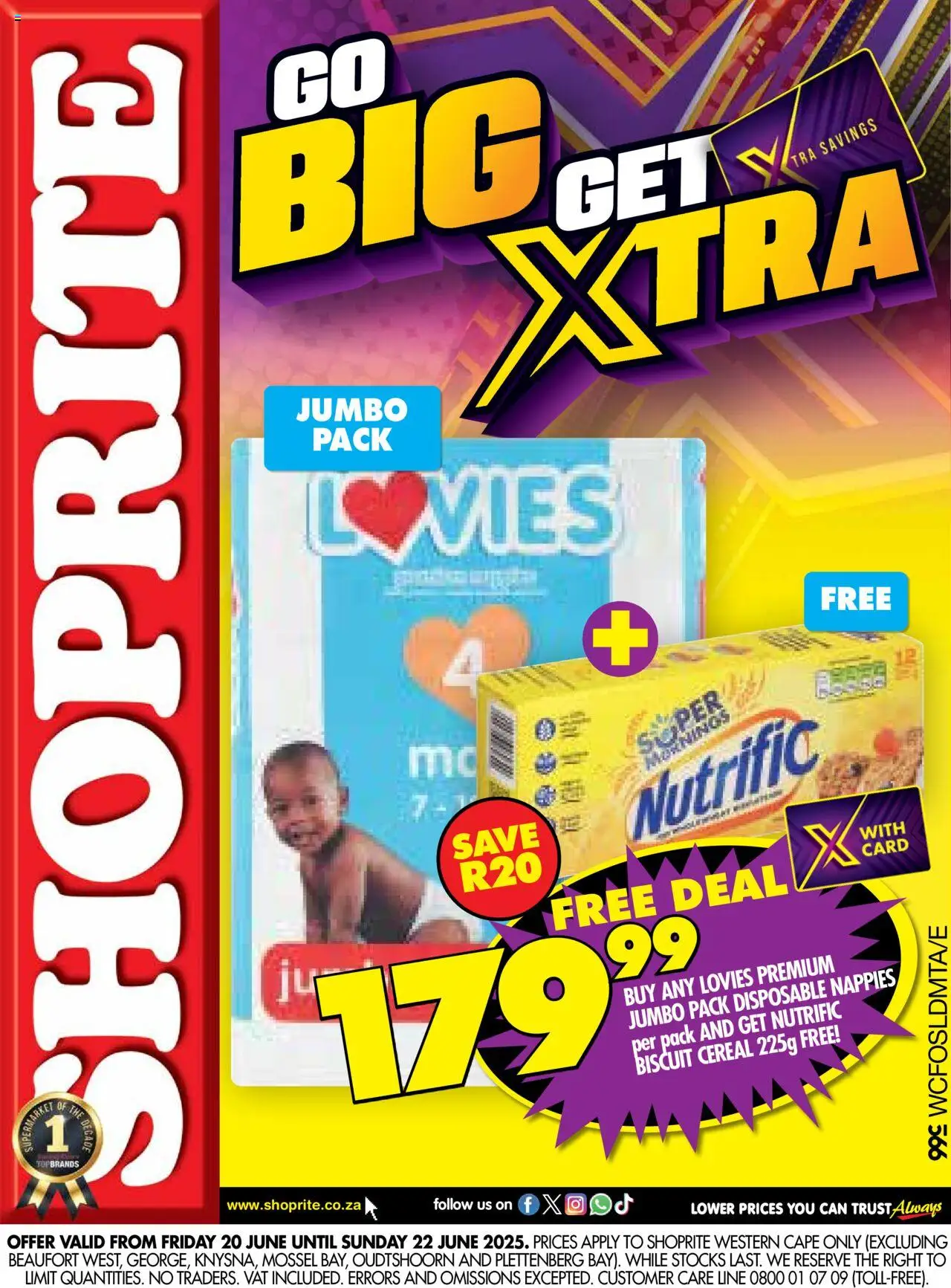 Shoprite Western Cape - Xtra Savings 20/06 - 22/06/2025
