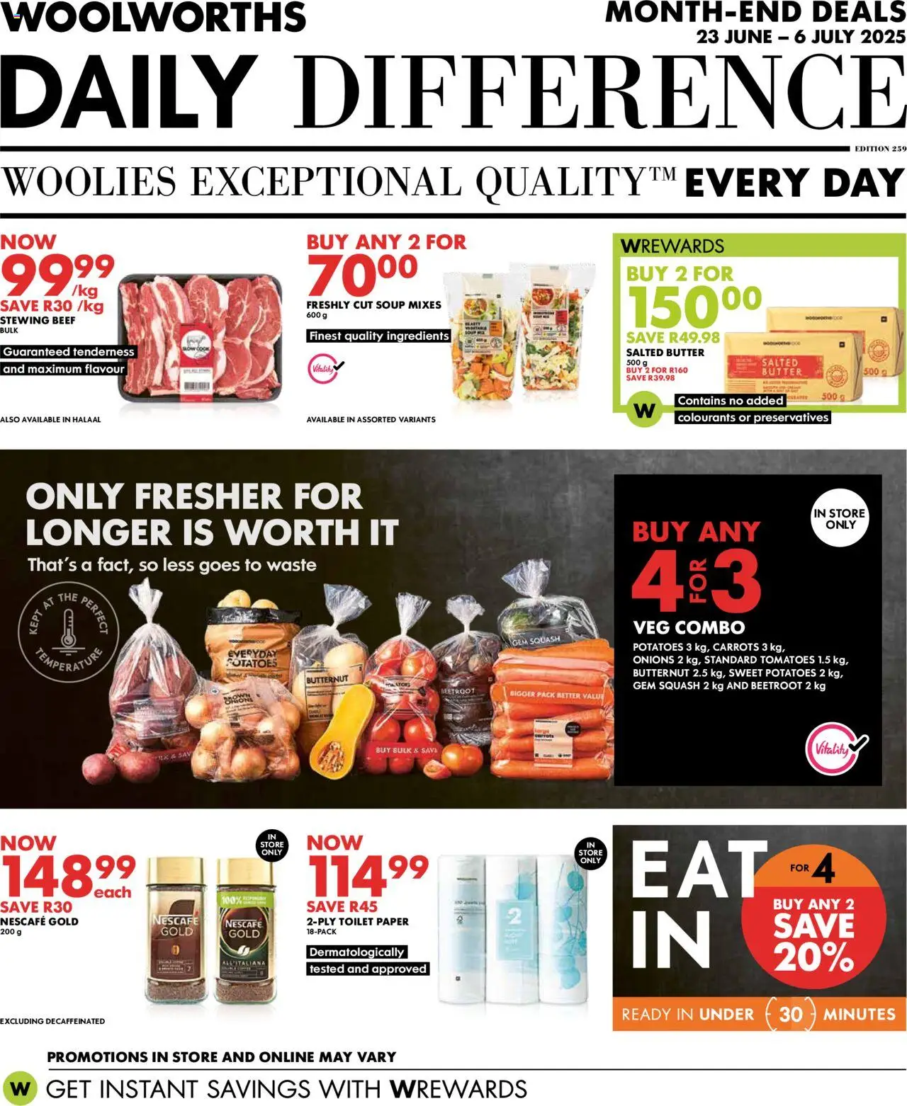 Woolworths Daily Difference - KwaZulu-Natal from 23/06 - 06/07/2025