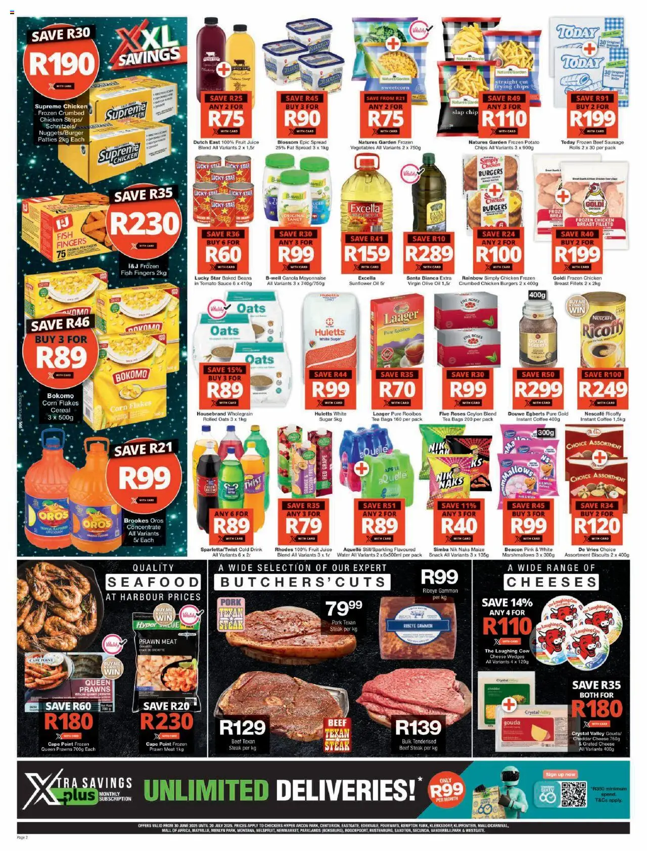 Checkers Gauteng - Hyper XXL Savings 30/06 - 20/07/2025 >> Catalogue - page 2
