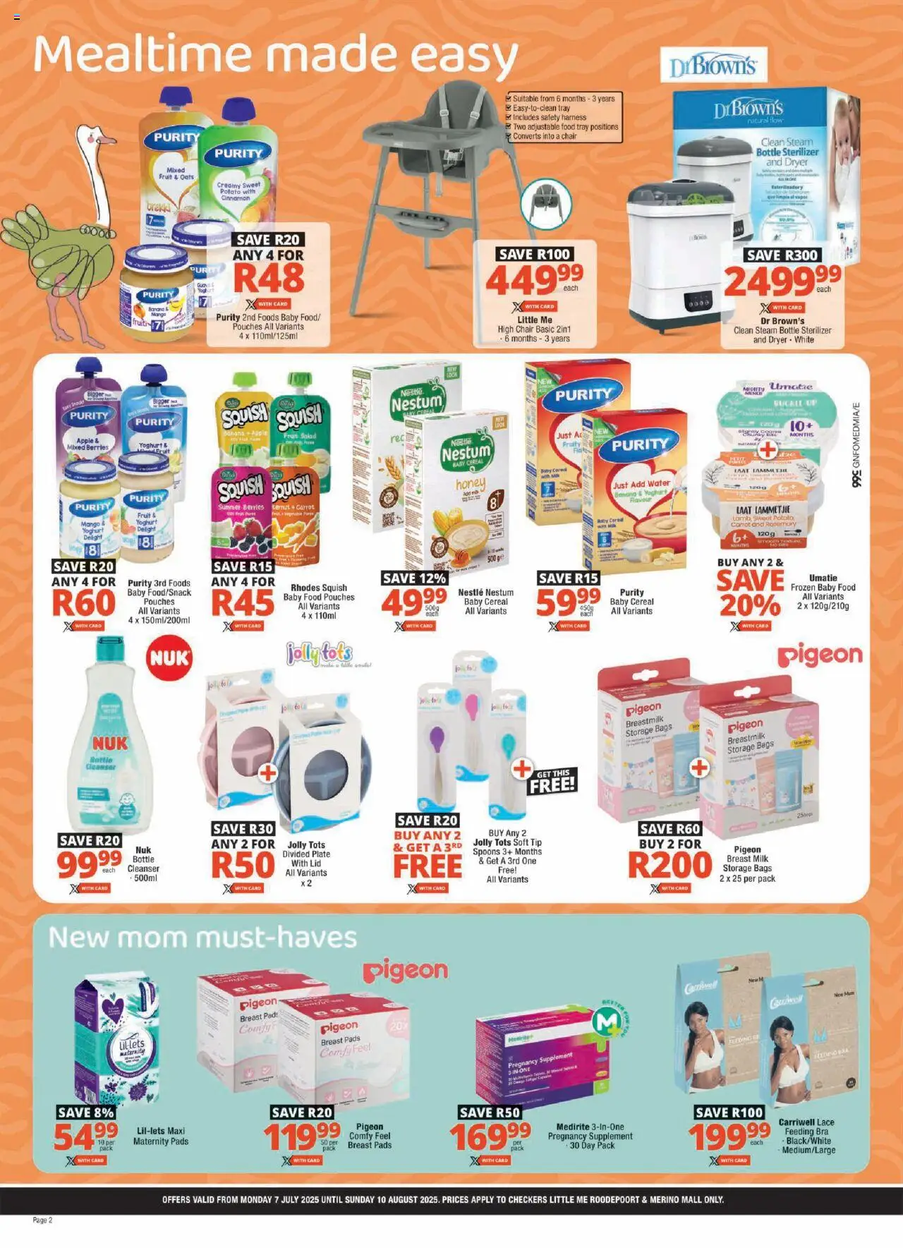 Checkers Gauteng - Little Me July Mid-Month Promotion 07/07 - 10/08/2025 >> Catalogue - page 2