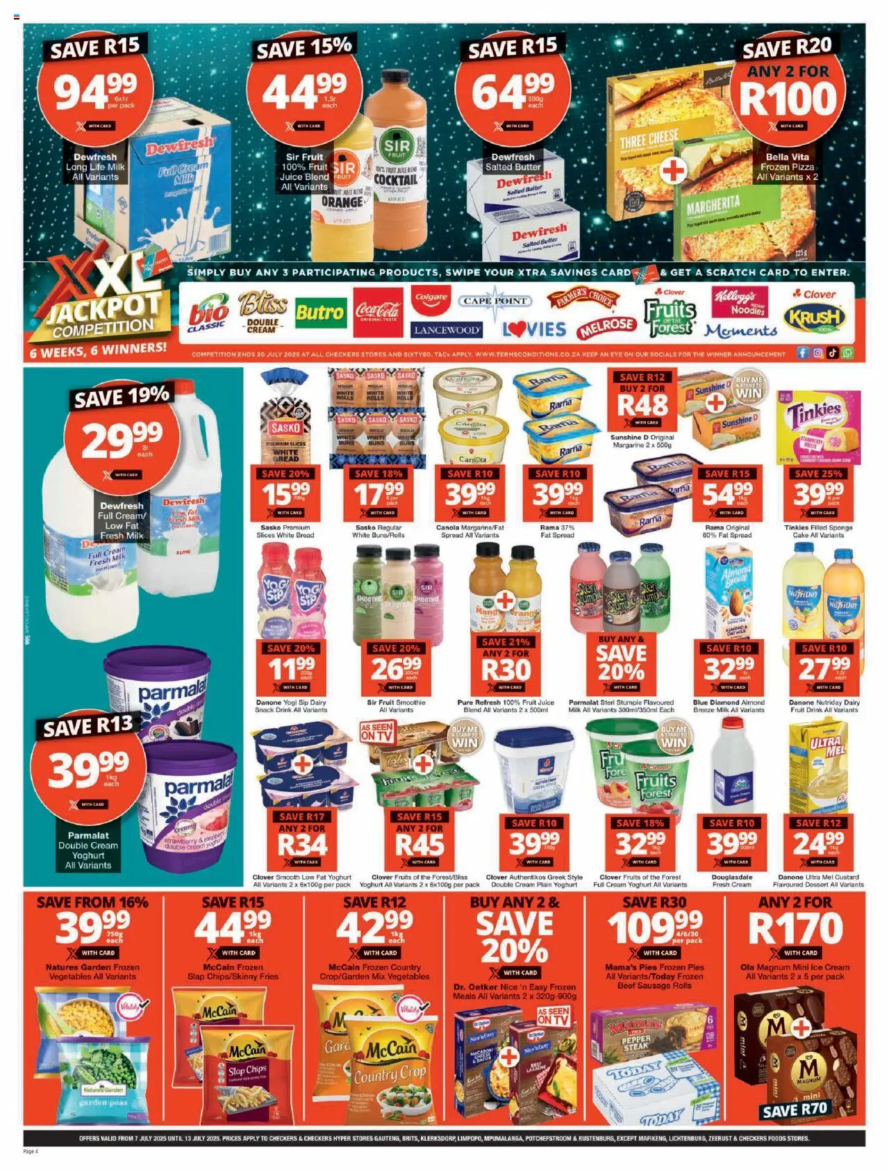 Checkers Gauteng - XXL Savings 07/07 - 13/07/2025 >> Catalogue - page 4