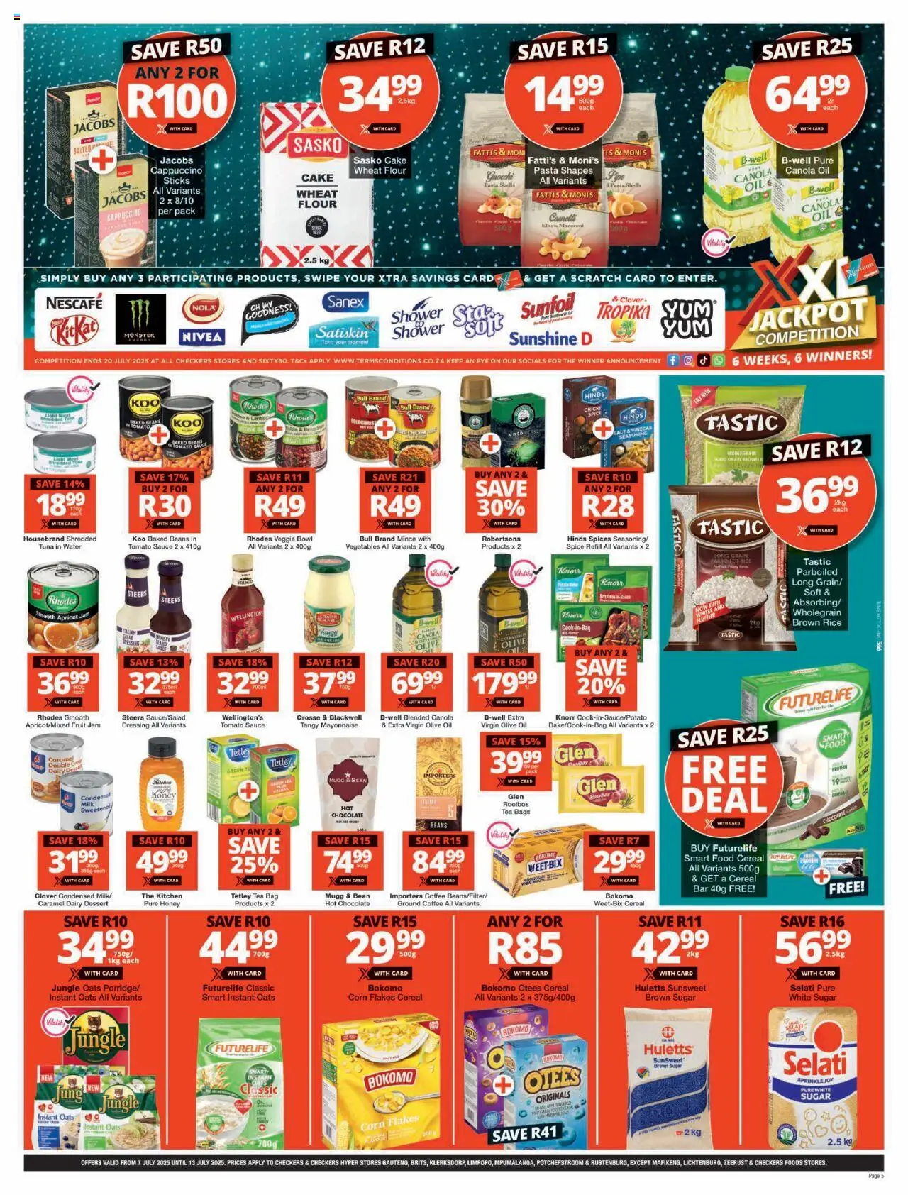 Checkers Gauteng - XXL Savings 07/07 - 13/07/2025 >> Catalogue - page 5