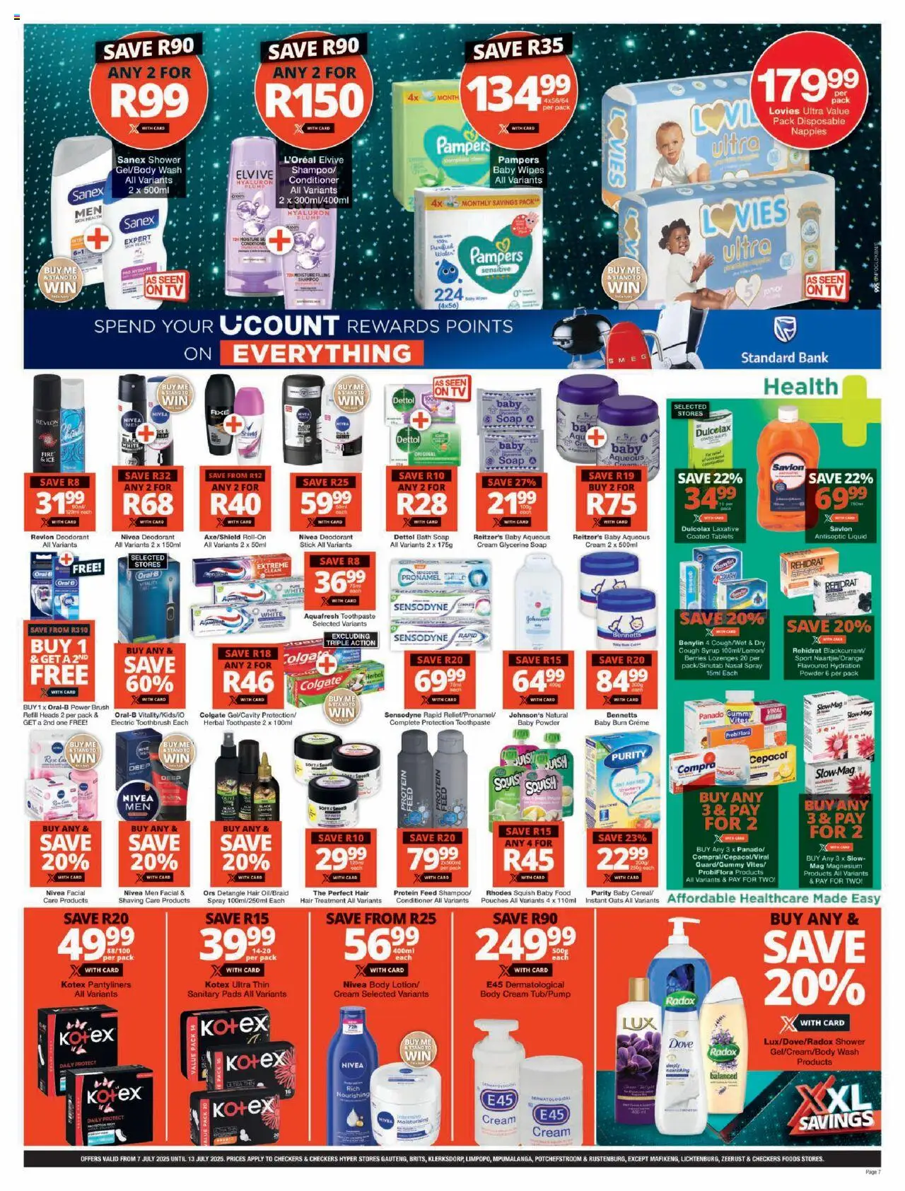 Checkers Gauteng - XXL Savings 07/07 - 13/07/2025 >> Catalogue - page 7