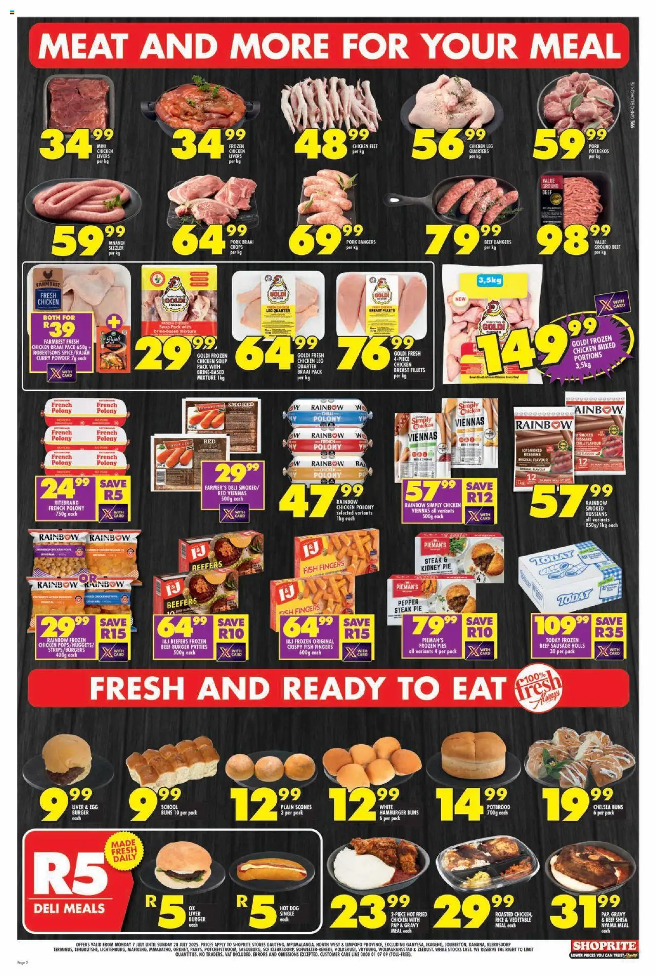 Shoprite Gauteng - Xtra Savings 07/07 - 20/07/2025 >> Catalogue - page 2