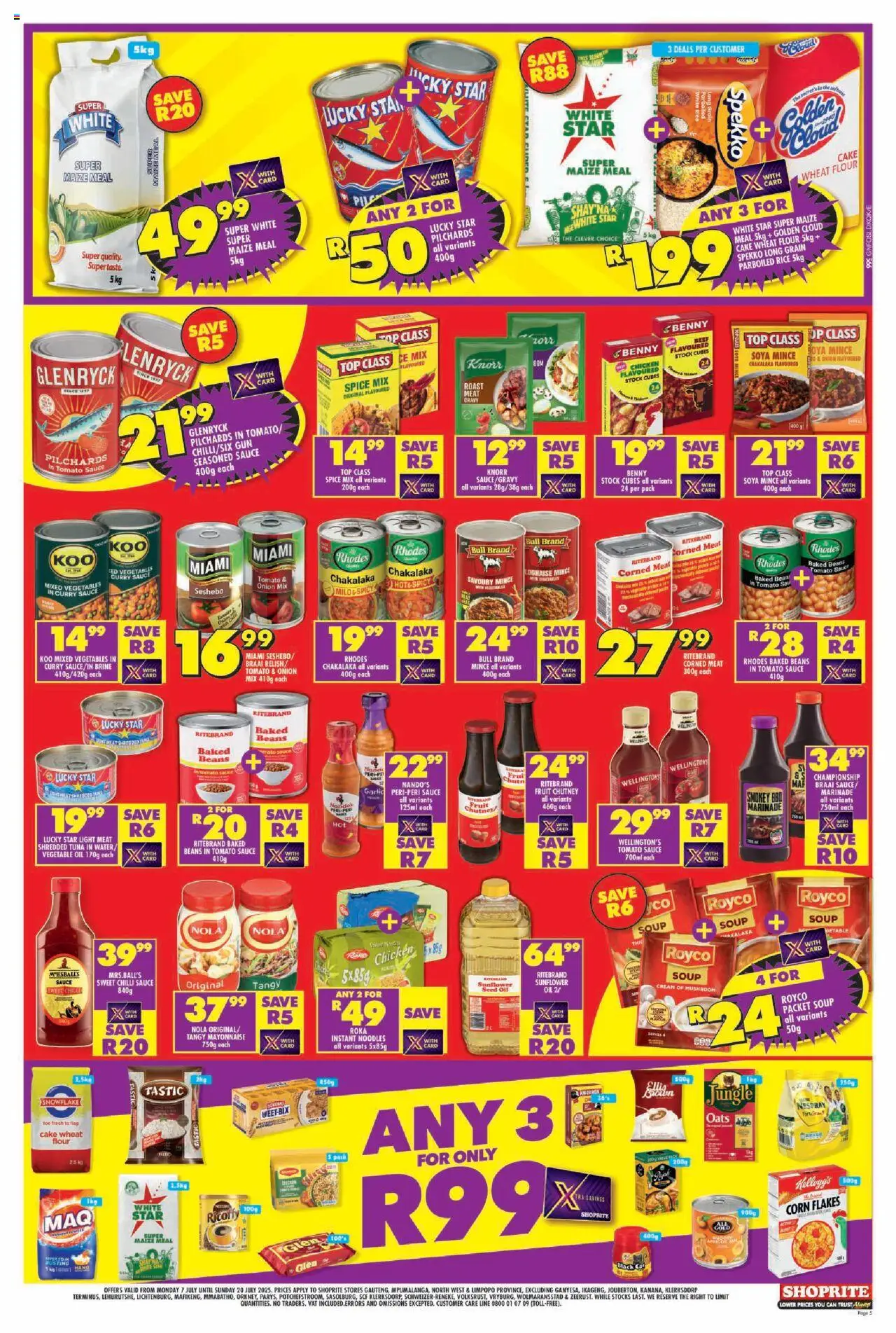 Shoprite Gauteng - Xtra Savings 07/07 - 20/07/2025 >> Catalogue - page 5