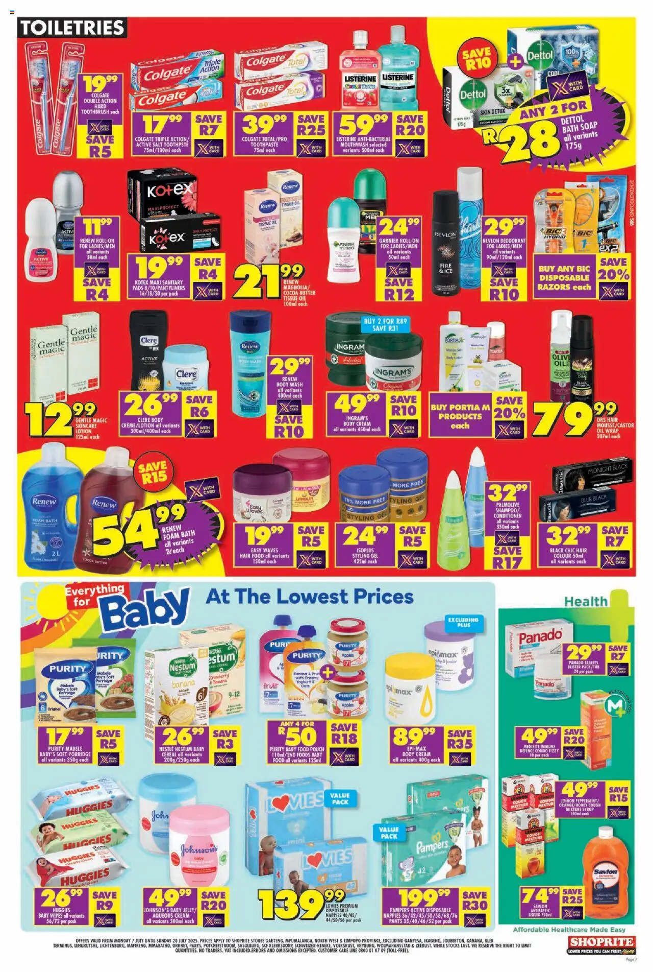 Shoprite Gauteng - Xtra Savings 07/07 - 20/07/2025 >> Catalogue - page 7