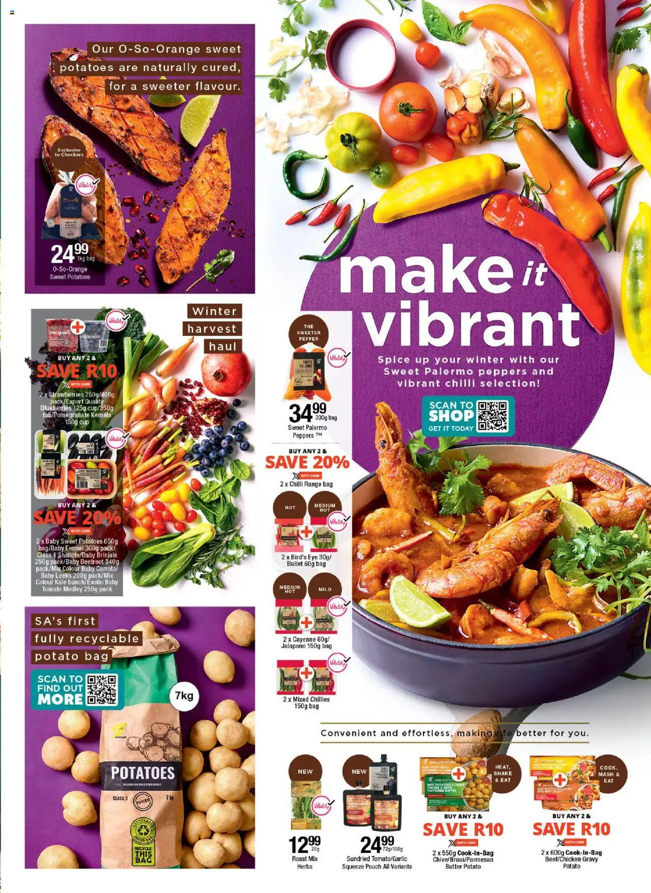 Checkers Winter Fruit & Veg Promotion 07/07 - 20/07/2025 >> Catalogue - page 3