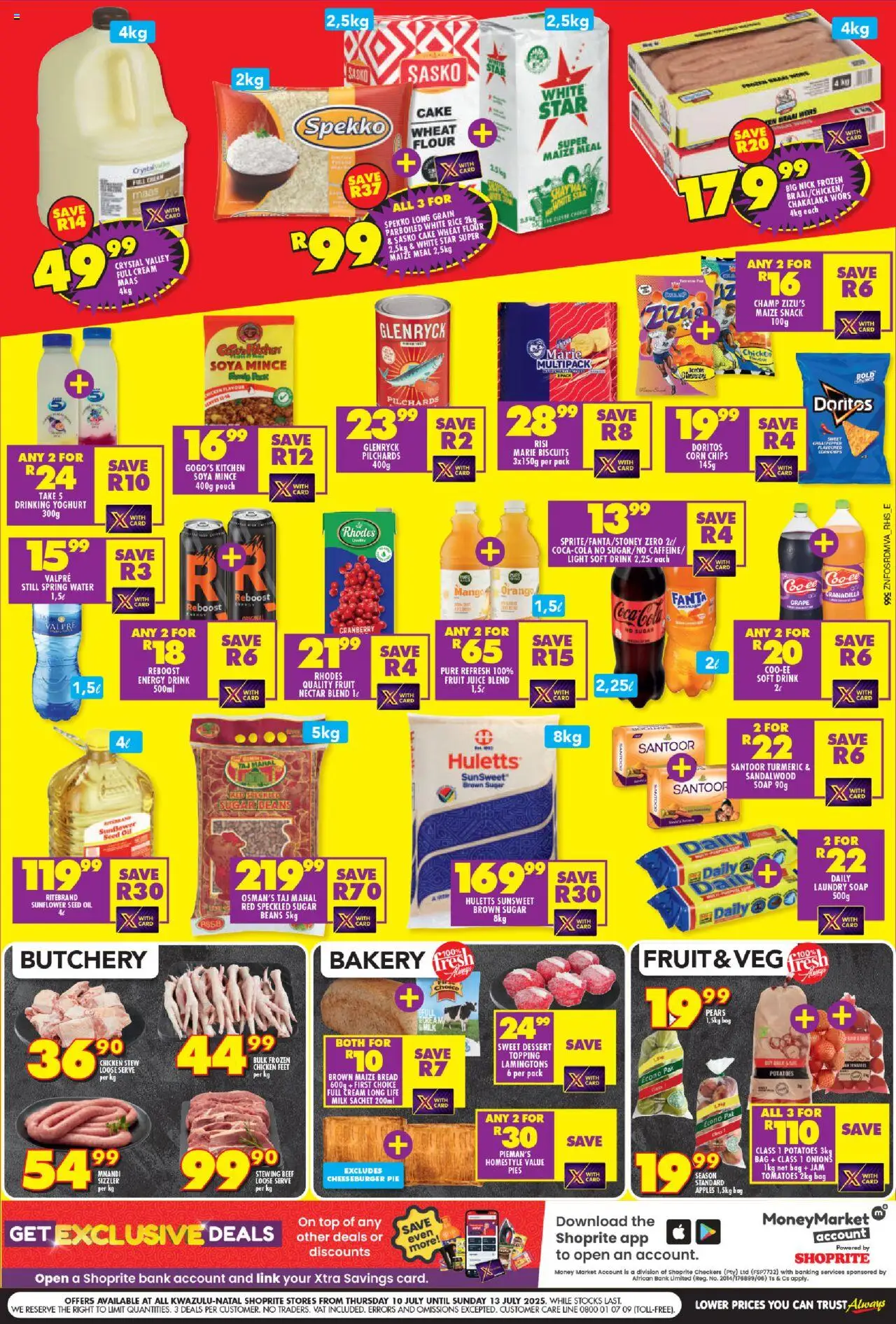 Shoprite KwaZulu-Natal - Low Price Bonanza 10/07 - 13/07/2025 >> Catalogue - page 2