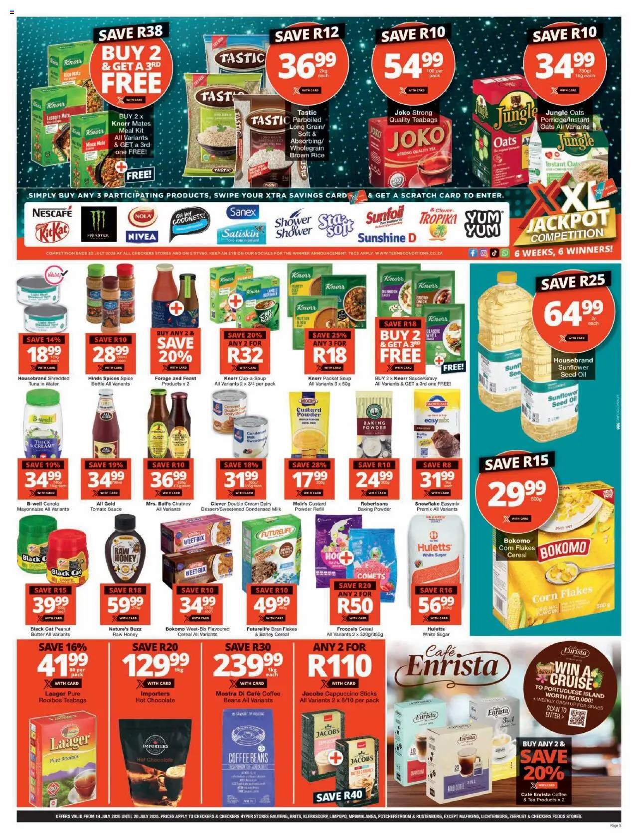 Checkers Gauteng - XXL Savings Week 6 Deals 14/07 - 20/07/2025 >> Catalogue - page 5