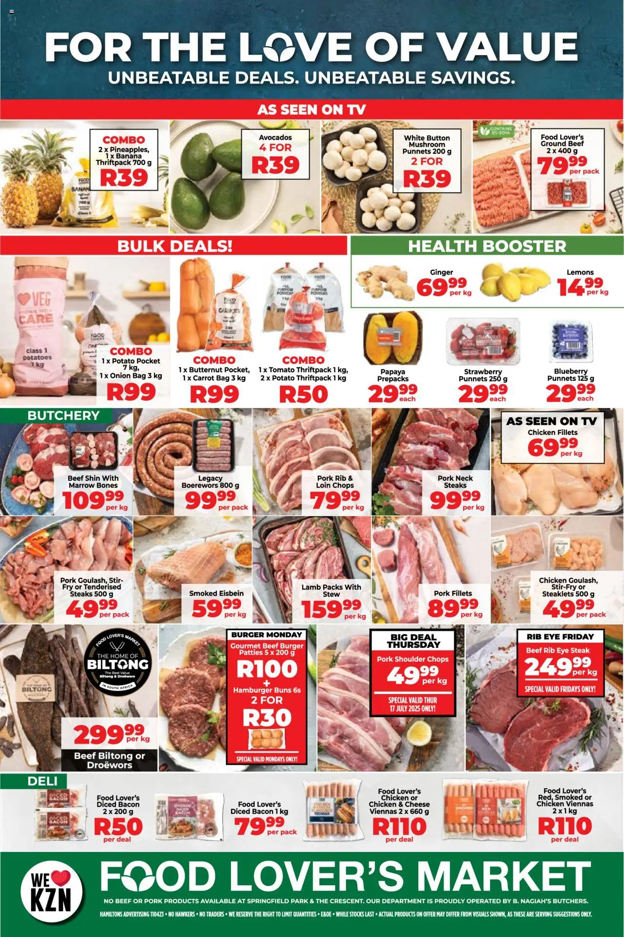 Food Lover's Market KwaZulu-Natal - Weekly Specials from 14/07 - 20/07/2025 > Promotions - page 2