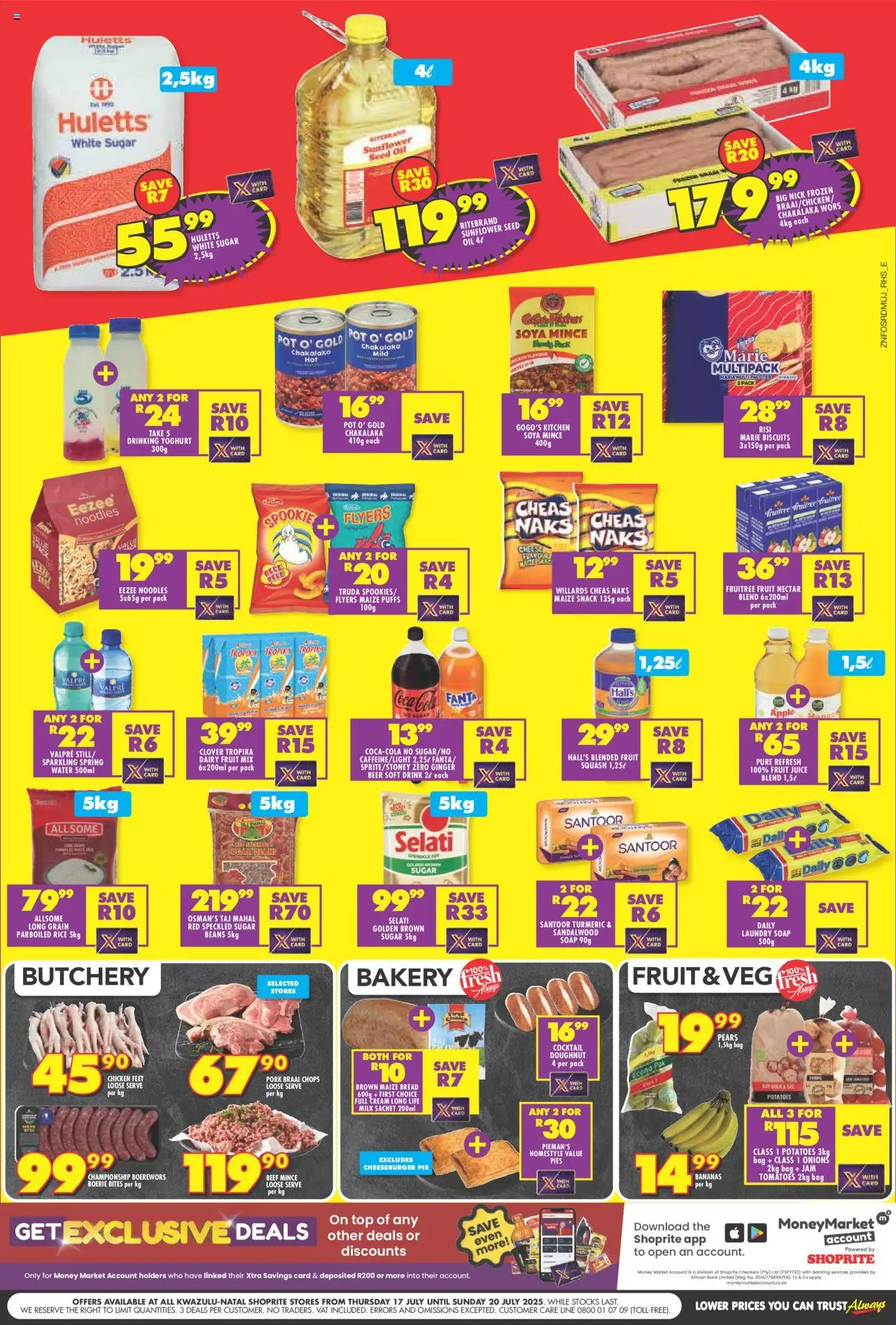 Shoprite KwaZulu-Natal - Low Price Bonanza 17/07 - 20/07/2025 >> Catalogue - page 2