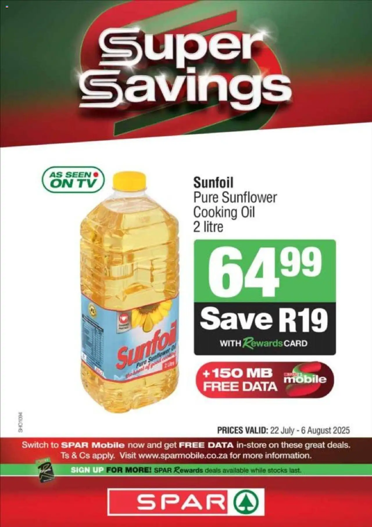 Spar Kwazulu-Natal - Weekly Specials from 22/07 - 06/08/2025 > Promotions - page 7