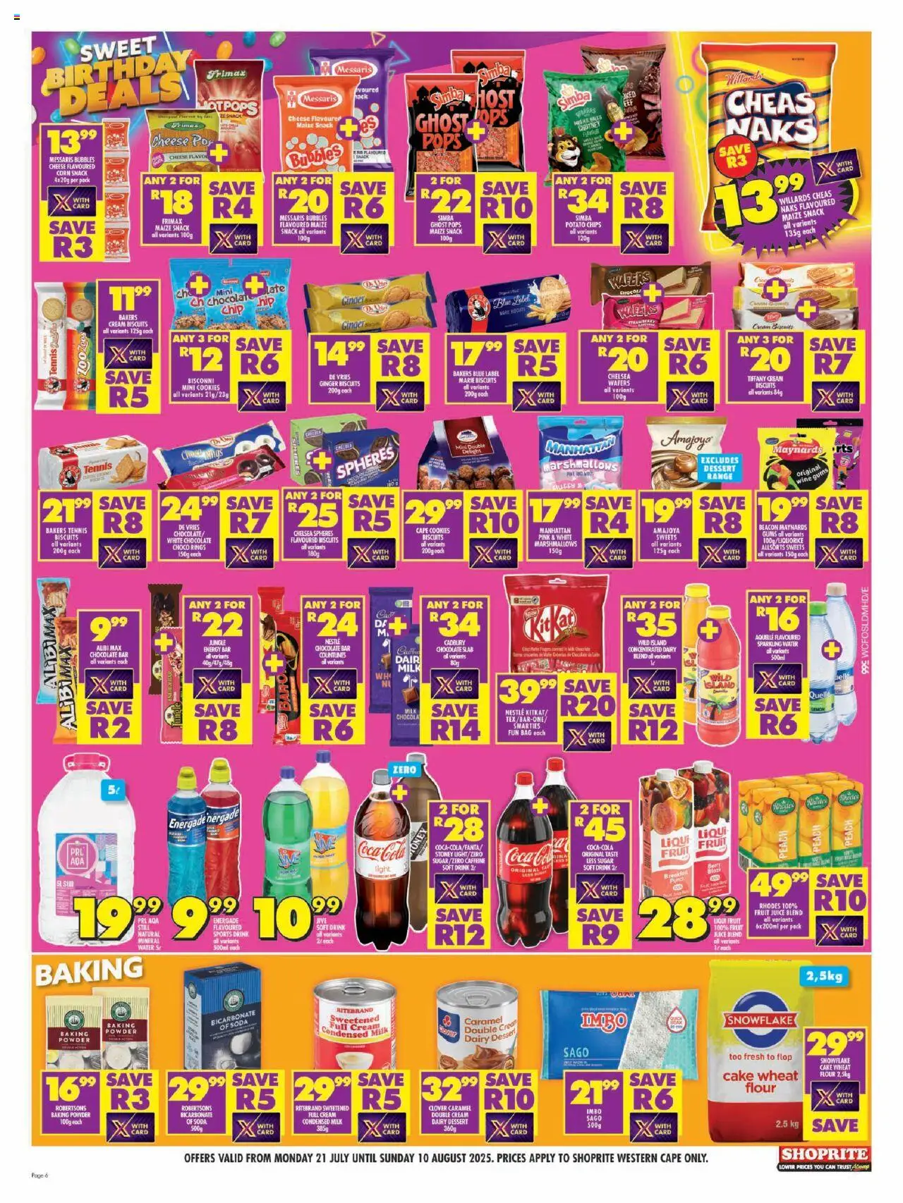 Shoprite Western Cape - Major Deals Extra 21/07 - 10/08/2025 >> Catalogue - page 6