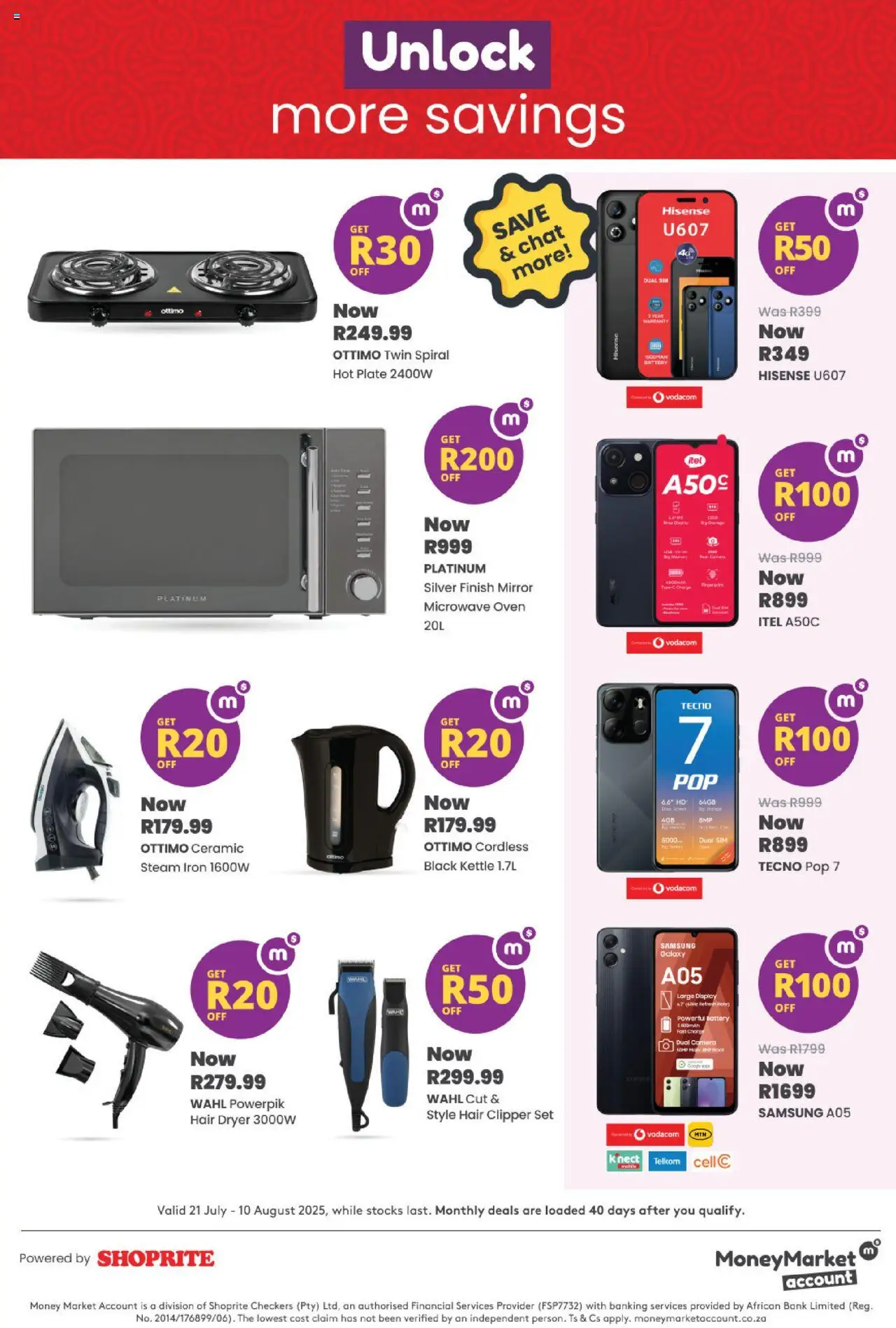 Shoprite Money Market Exclusive Deals 21/07 - 10/08/2025 >> Catalogue - page 2