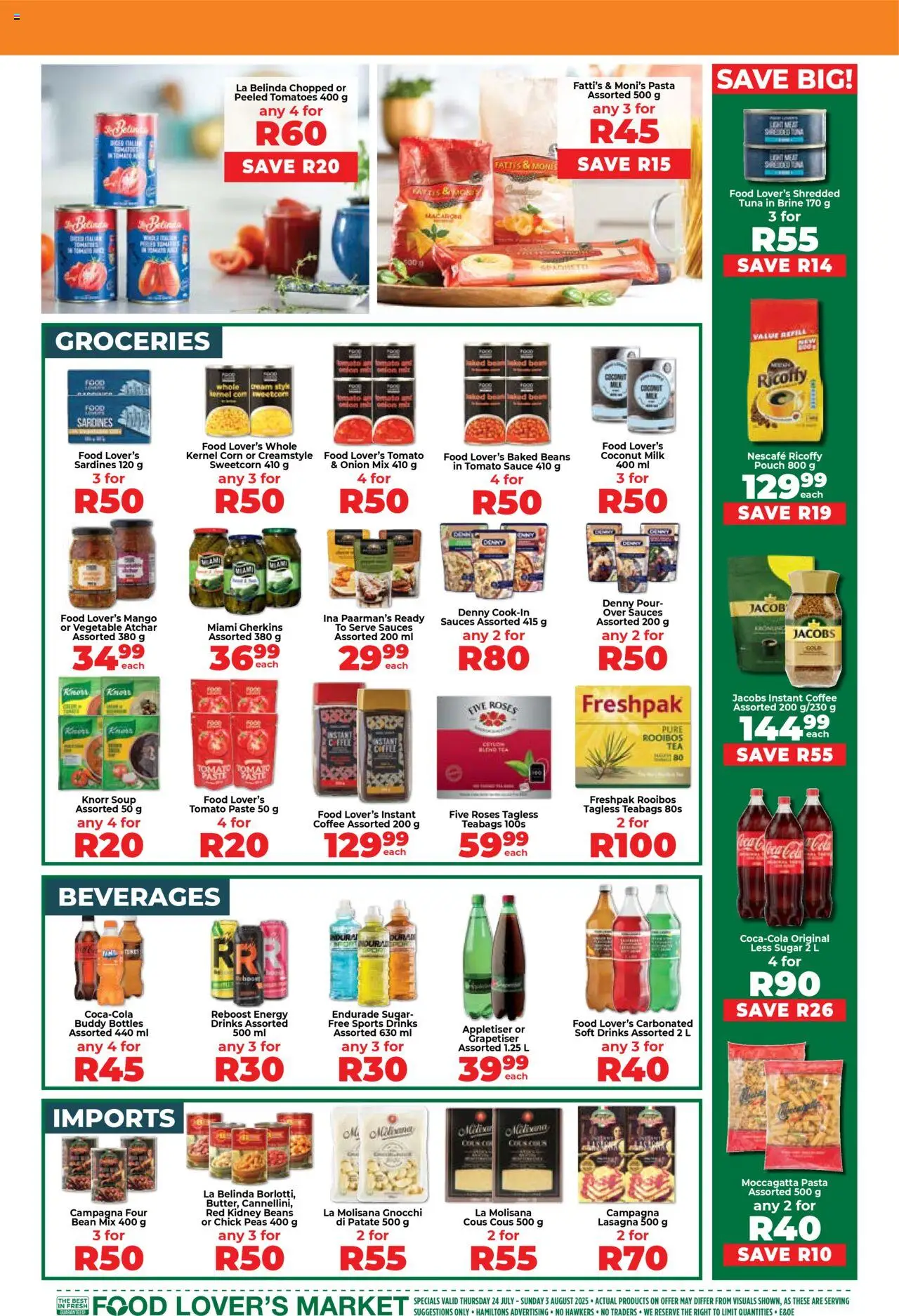 Food Lover's Market Eastern Cape - Weekly Specials from 24/07 - 03/08/2025 > Promotions - page 11
