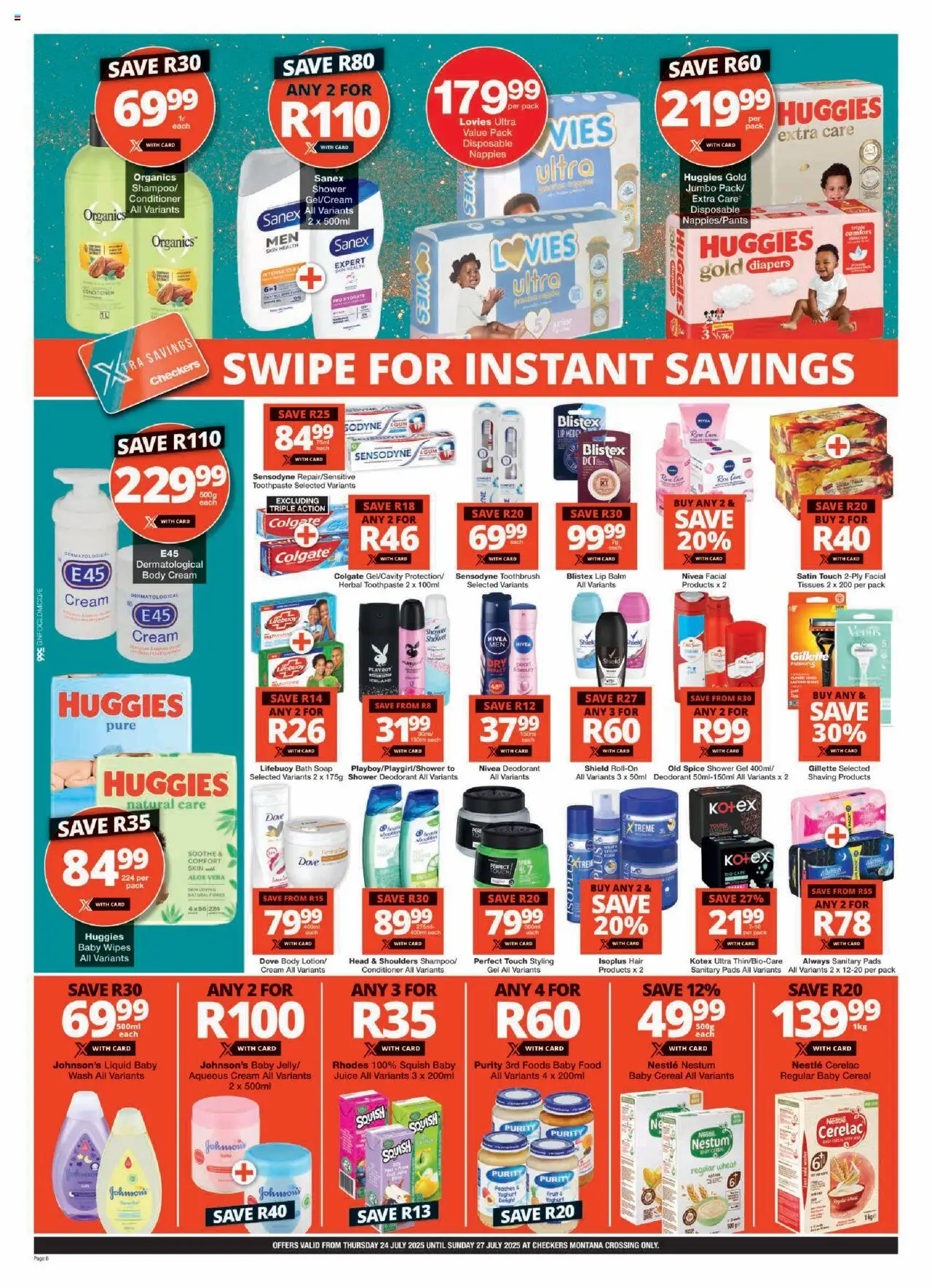 Checkers Gauteng - Montana Crossing Store Opening 24/07 - 27/07/2025 >> Catalogue - page 6 Checkers Gauteng - Montana Crossing Store Opening 24/07 - 27/07/2025 >> Catalogue - page 6
