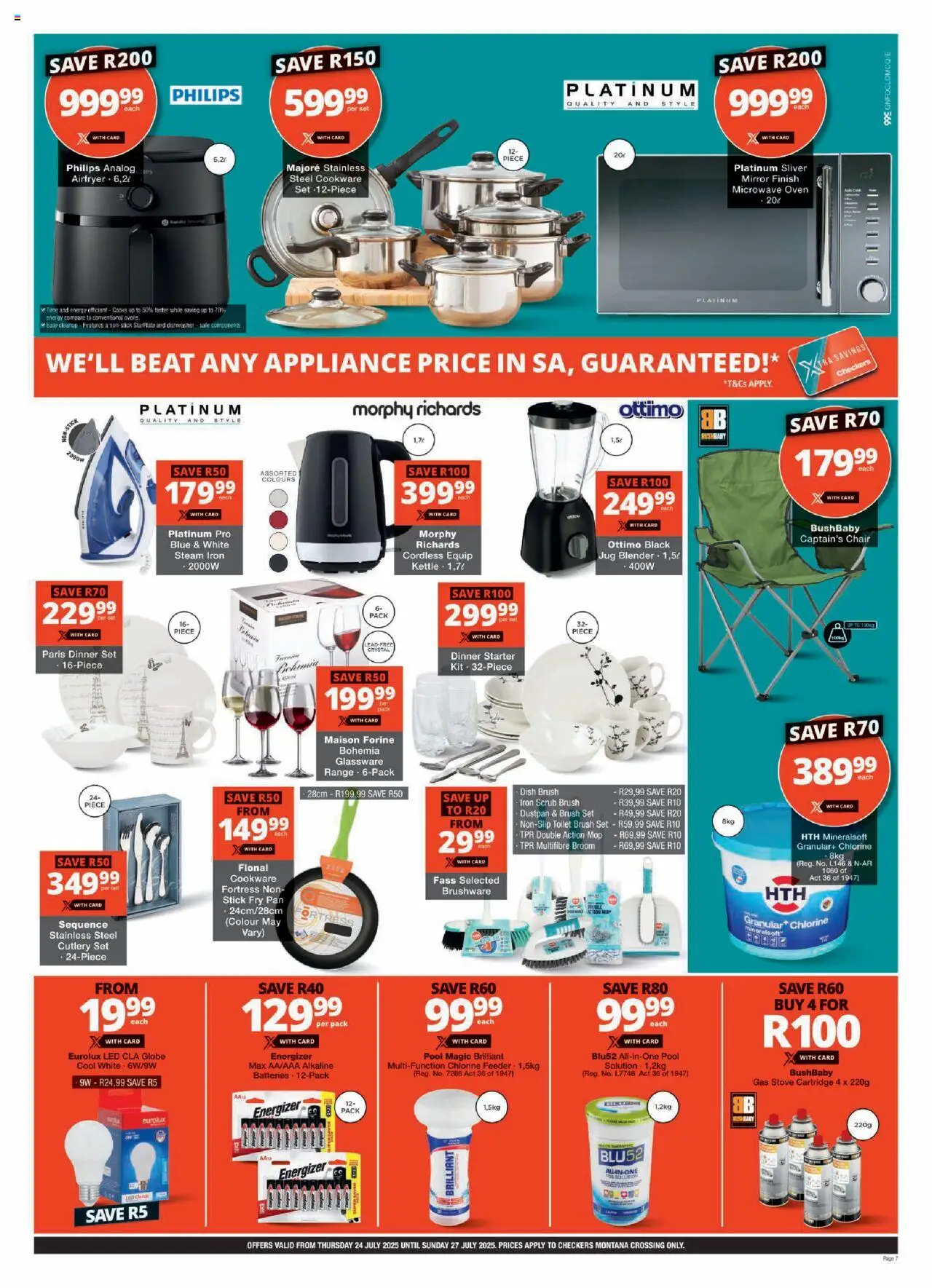Checkers Gauteng - Montana Crossing Store Opening 24/07 - 27/07/2025 >> Catalogue - page 7 Checkers Gauteng - Montana Crossing Store Opening 24/07 - 27/07/2025 >> Catalogue - page 7