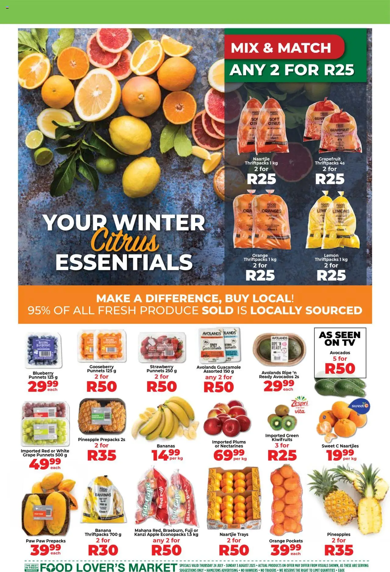 Food Lover's Market Western Cape - Weekly Specials from 24/07 - 03/08/2025 > Promotions - page 3