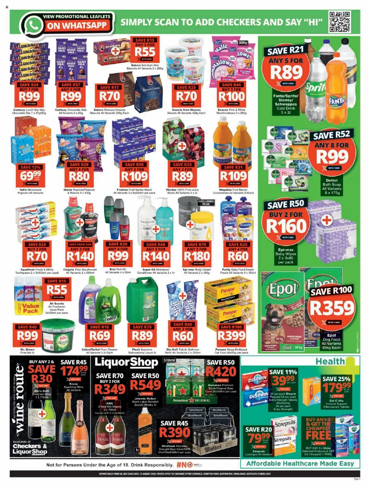 Checkers Gauteng - Hyper July Month-End Promotion 28/07 - 10/08/2025 >> Catalogue - page 3 Checkers Gauteng - Hyper July Month-End Promotion 28/07 - 10/08/2025 >> Catalogue - page 3