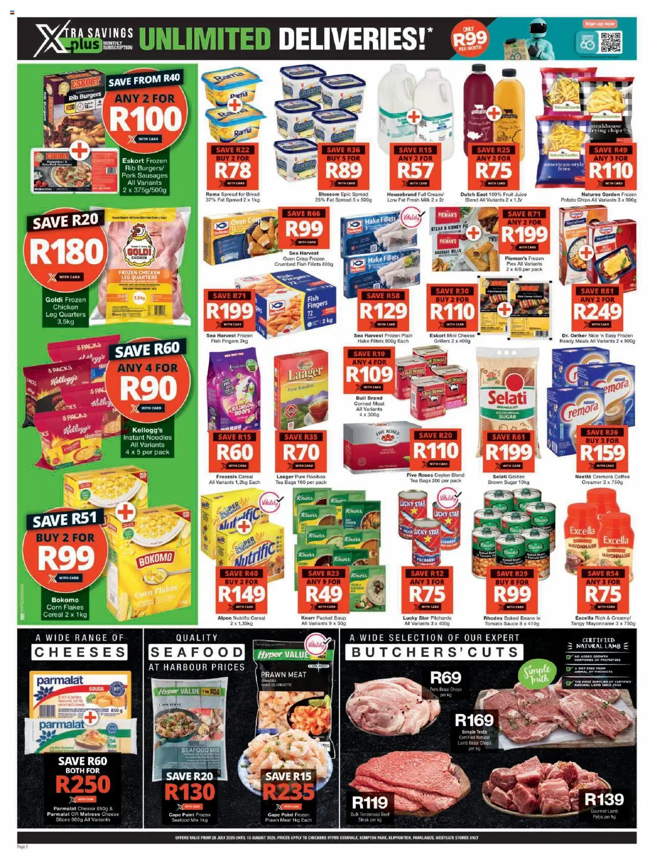 Checkers Gauteng - Hyper July Month-End Promotion 28/07 - 10/08/2025 >> Catalogue - page 2