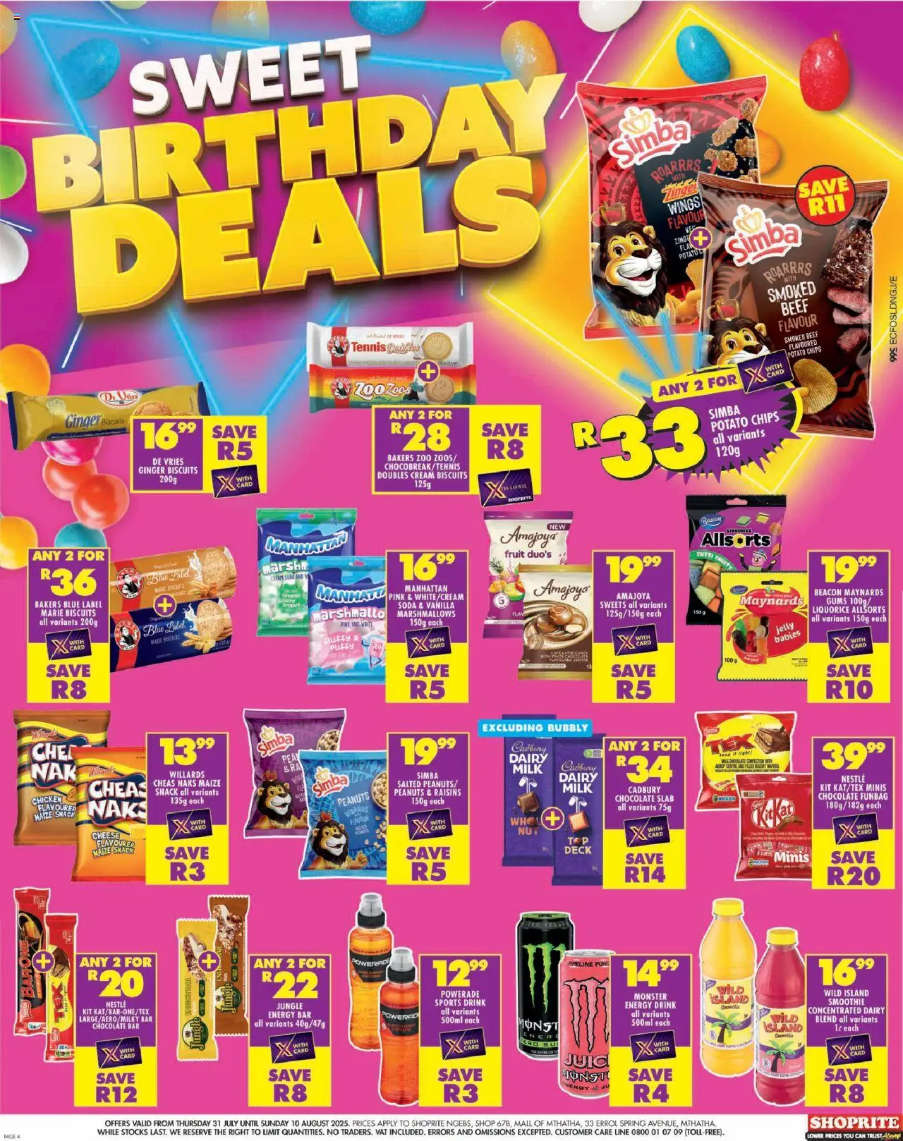 Shoprite Eastern Cape - Major Deals Grand Opening Ngebs 31/07 - 10/08/2025 >> Catalogue - page 4